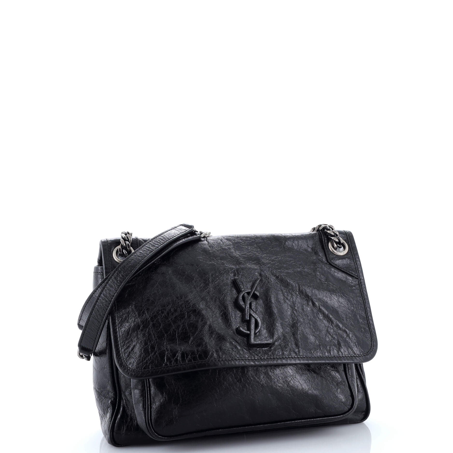 Niki Chain Flap Bag Leather Medium - Image 2