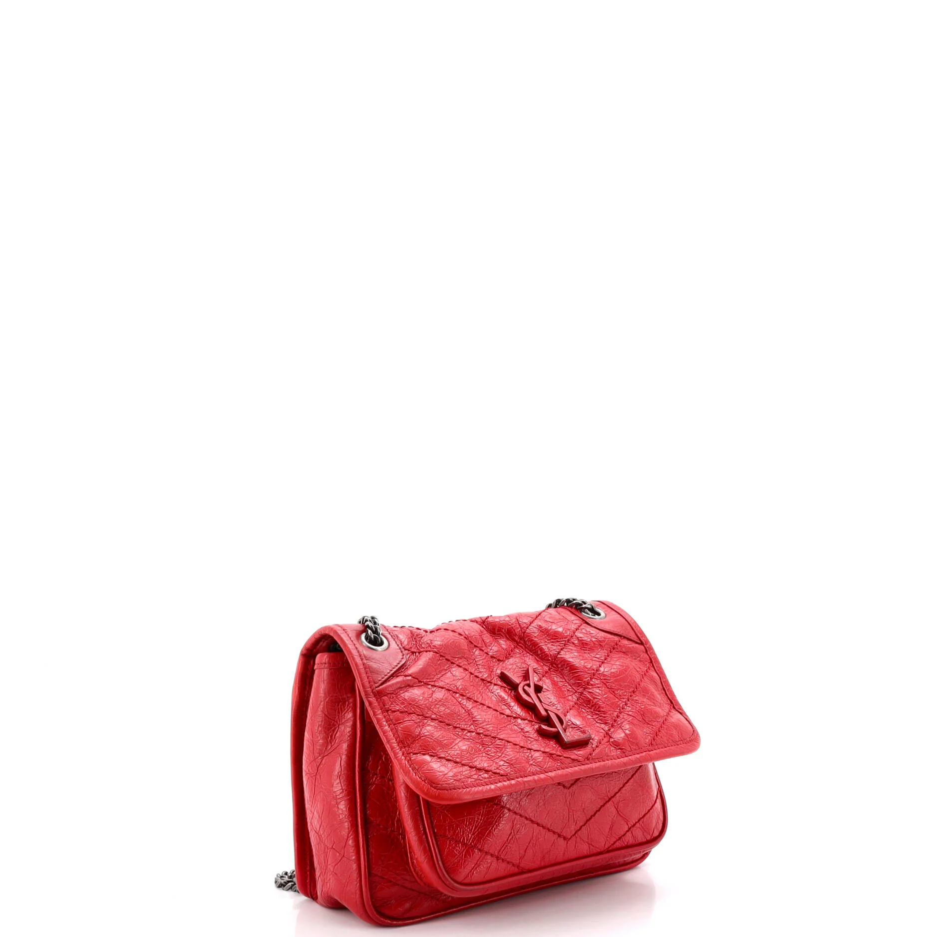 Niki Chain Flap Bag Matelasse Chevron Leather Baby - Image 2