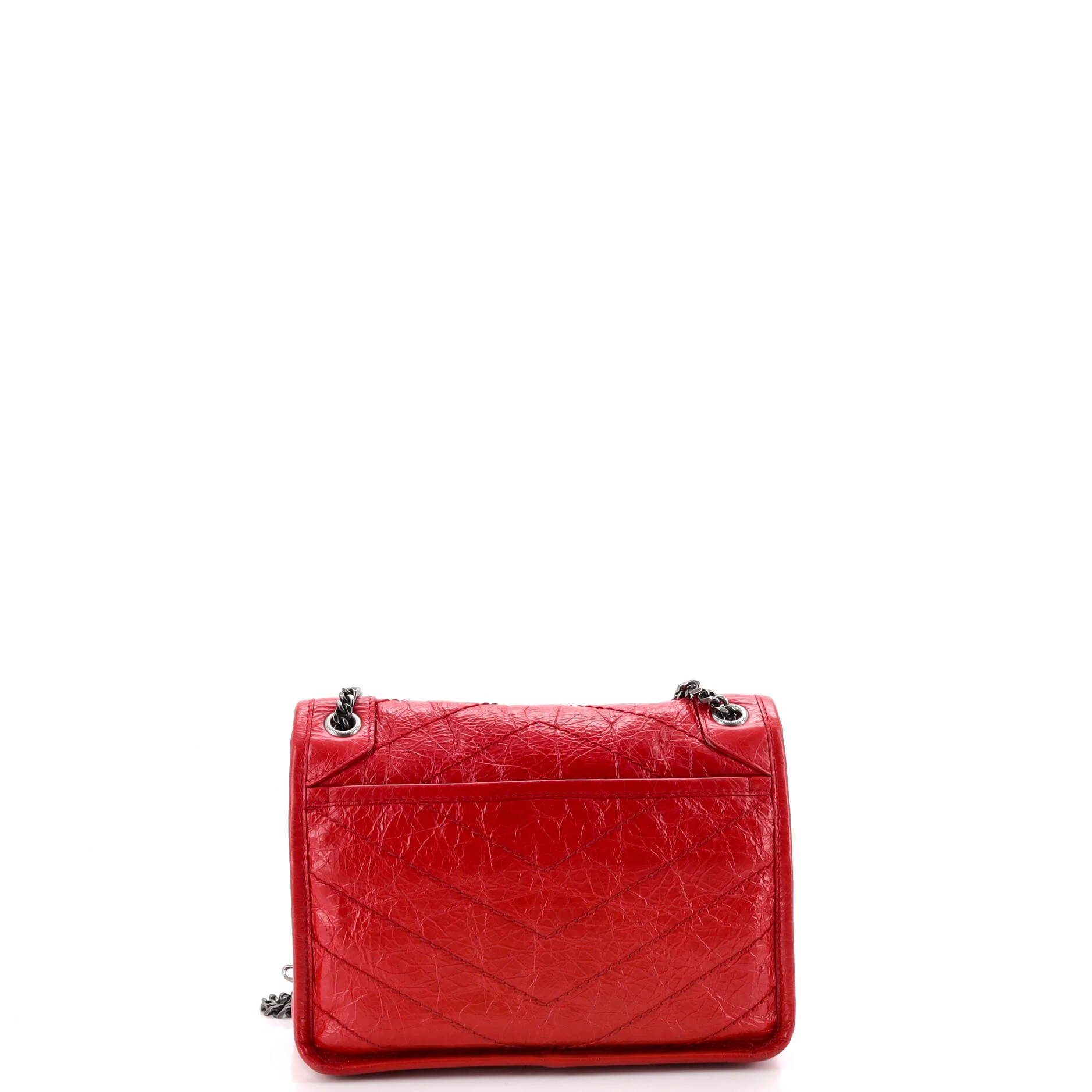 Niki Chain Flap Bag Matelasse Chevron Leather Baby - Image 3