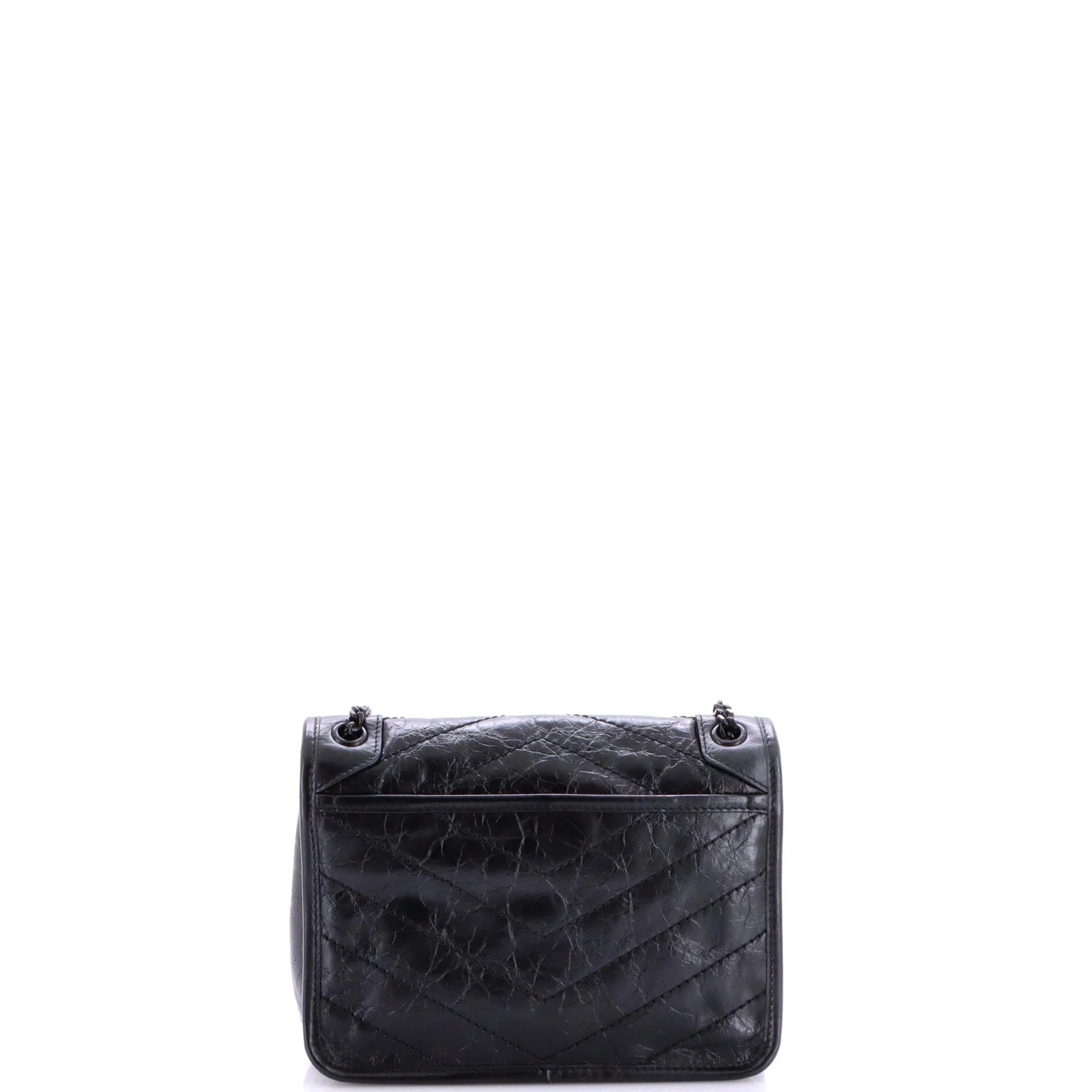 Niki Chain Flap Bag Matelasse Chevron Leather Baby - Image 3