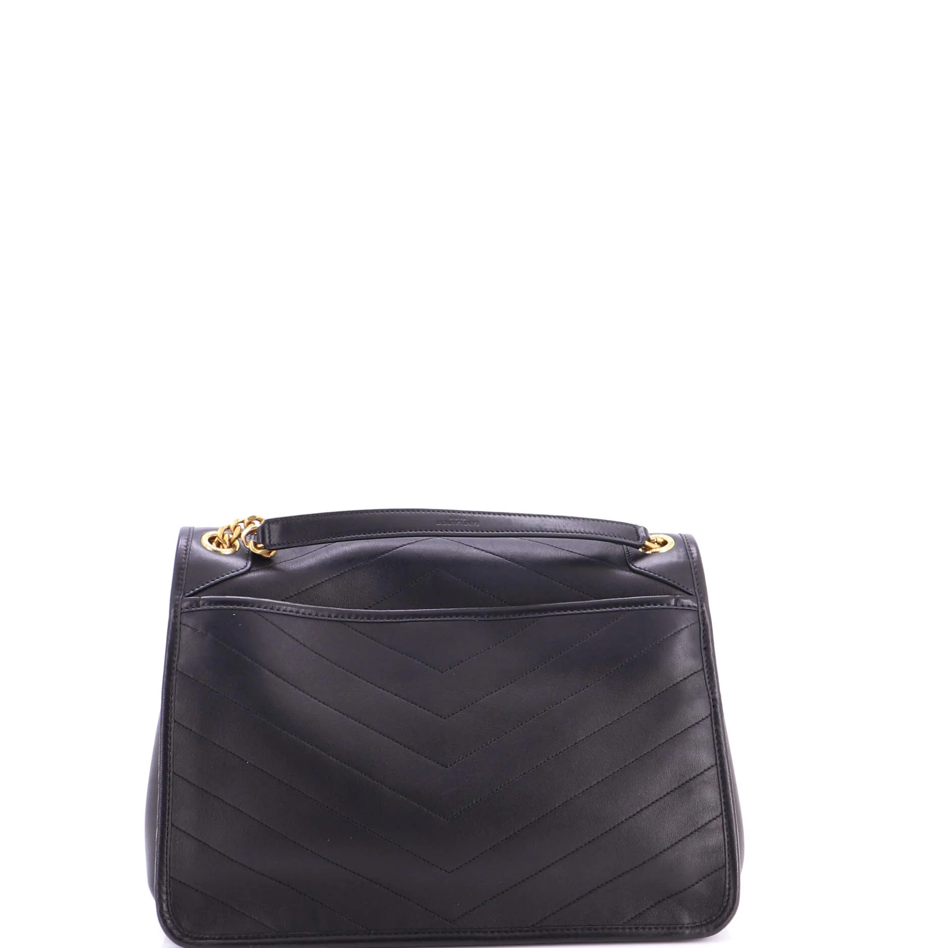 Niki Chain Flap Bag Matelasse Chevron Leather Large - Image 3