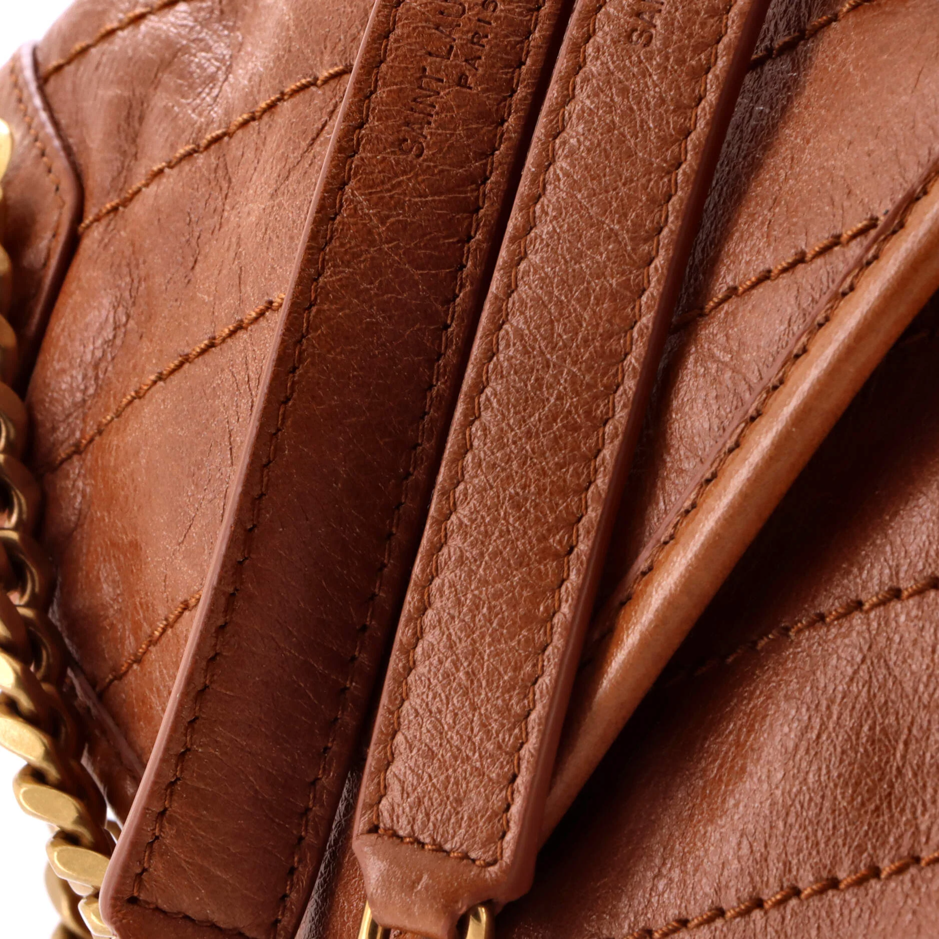 Niki Chain Flap Bag Matelasse Chevron Leather Medium - Image 7