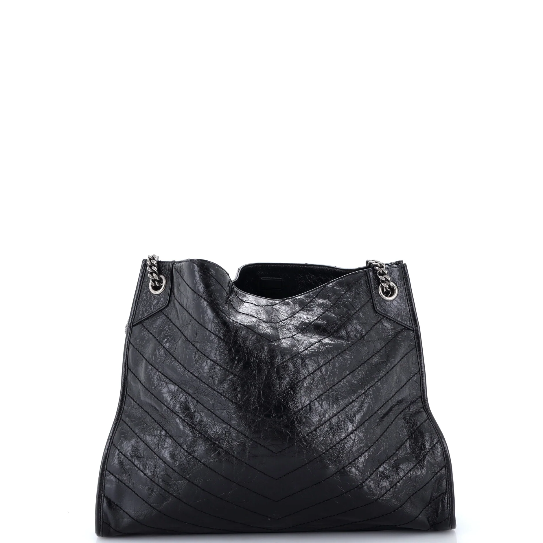 Niki Shopping Tote Matelasse Chevron Leather Large - Image 3