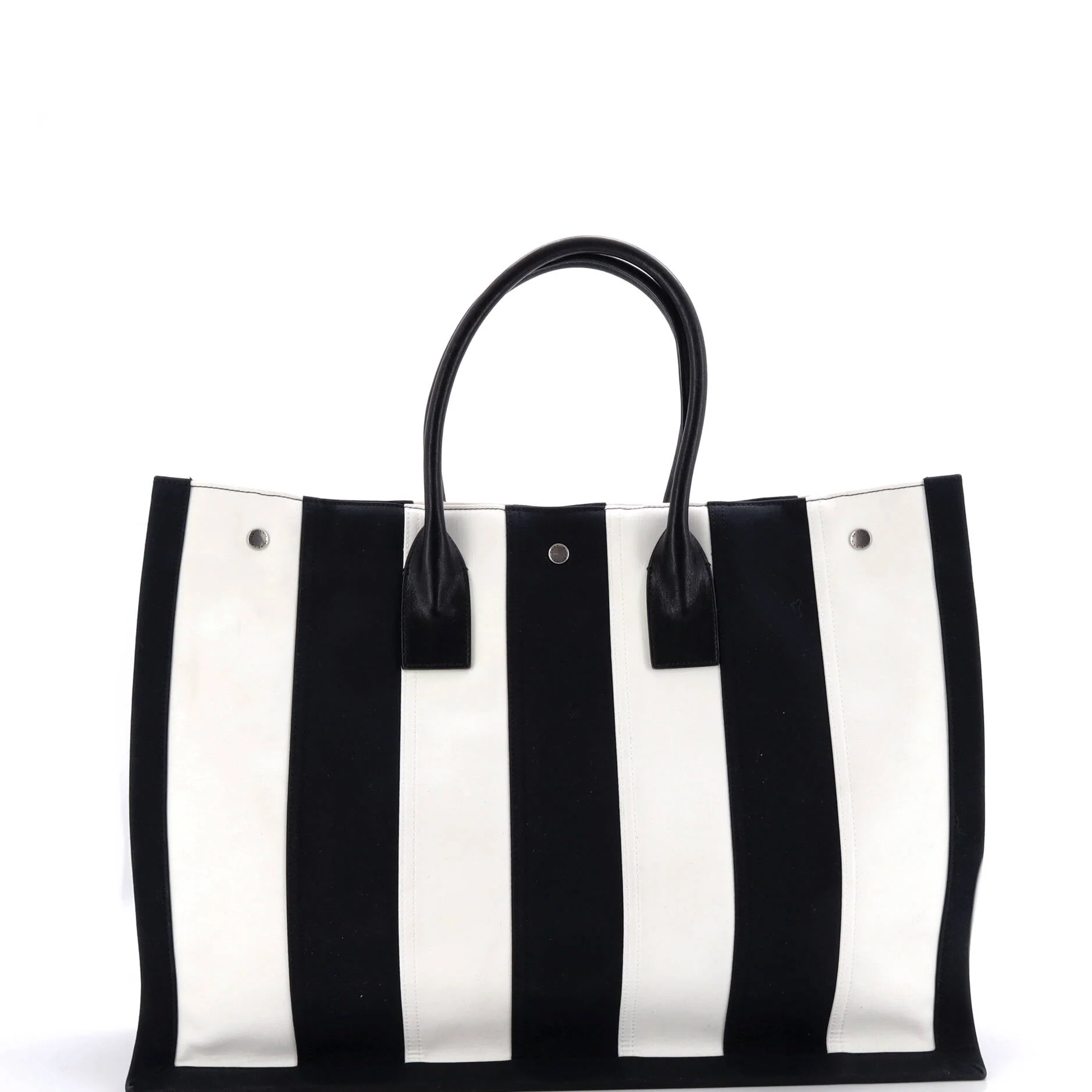 Noe Shopping Tote Striped Canvas Large - Image 3