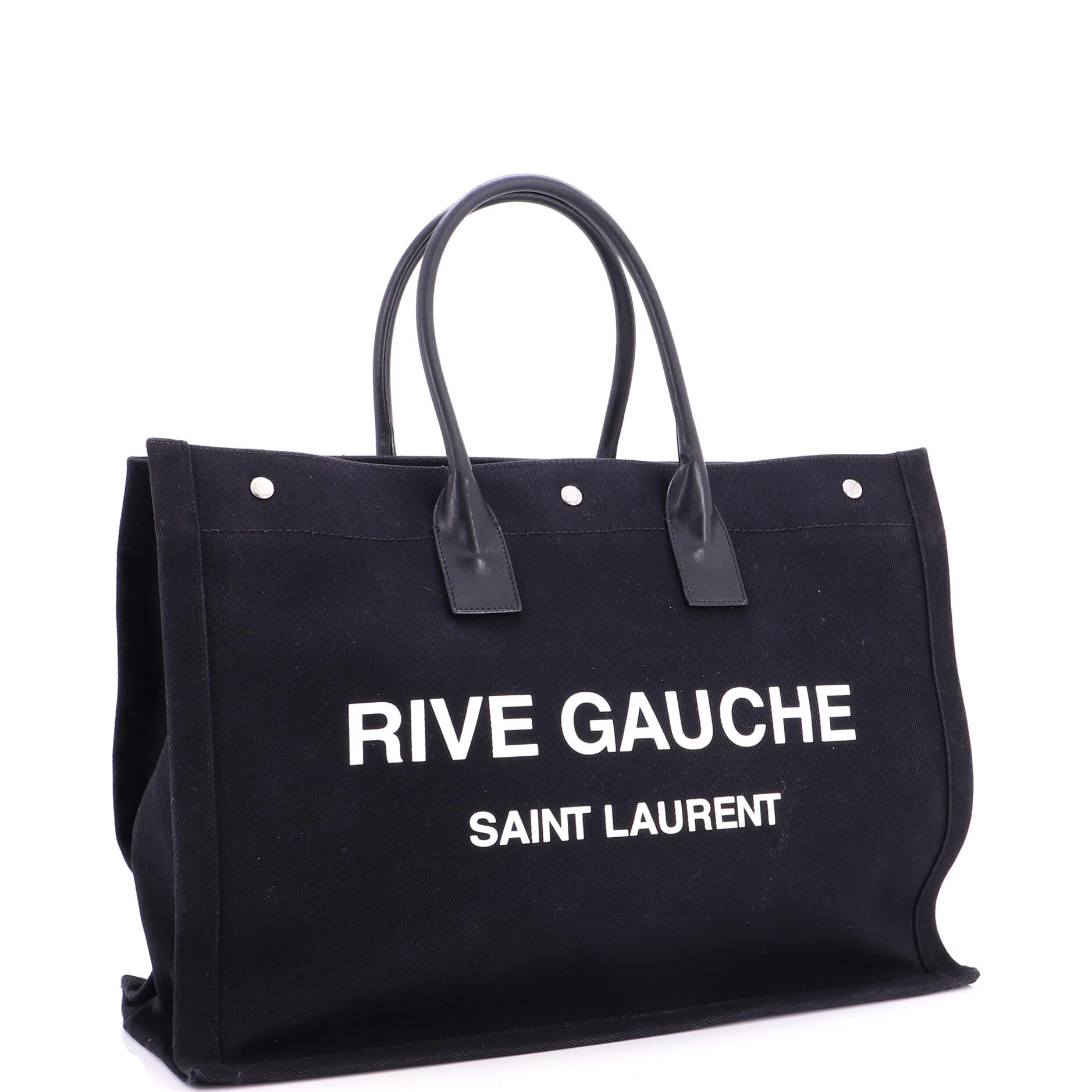 Rive Gauche Shopper Tote Canvas Large - Image 2