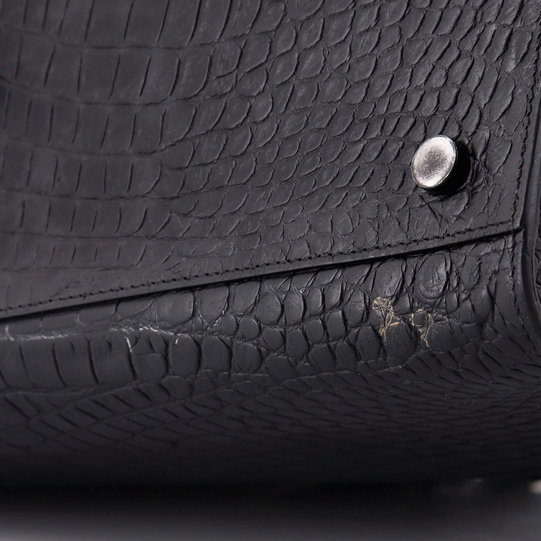 Sac de Jour Bag Crocodile Embossed Leather Large - Image 8