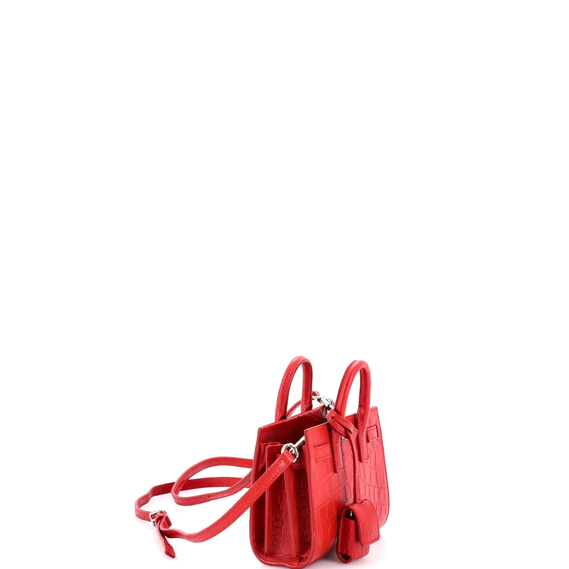 Sac de Jour Bag Crocodile Embossed Leather Toy - Image 2