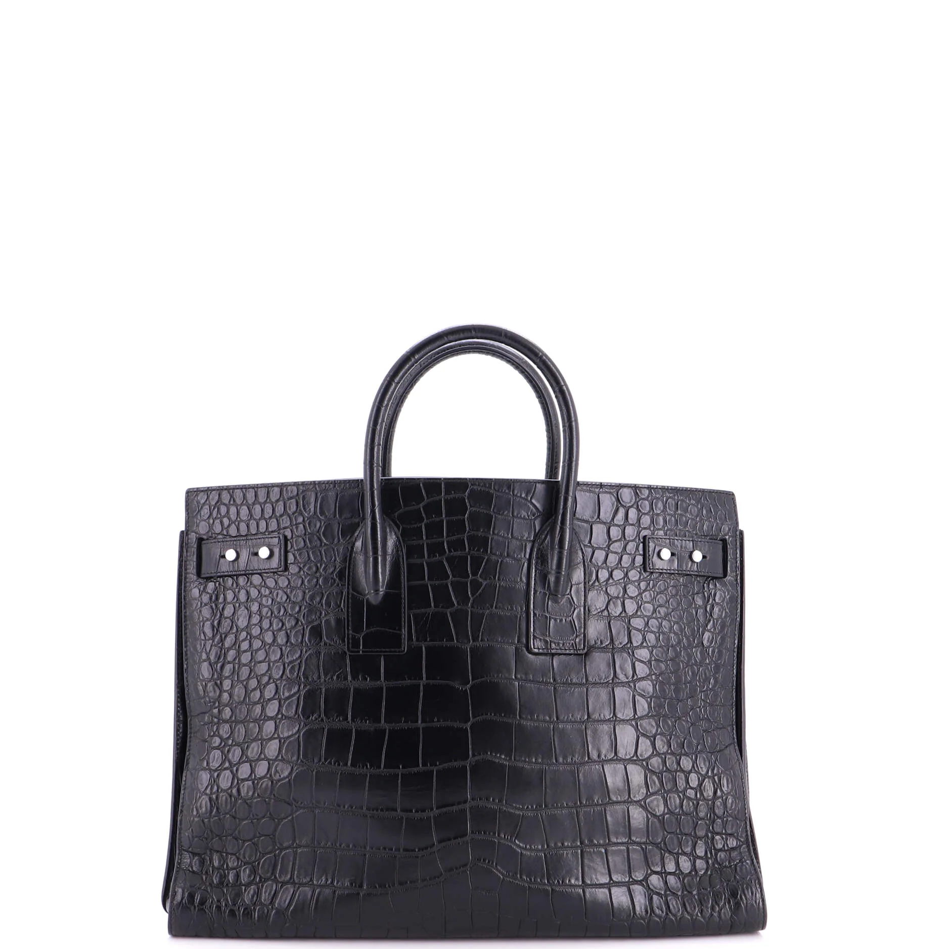 Sac de Jour Souple Bag Crocodile Embossed Leather Large - Image 3