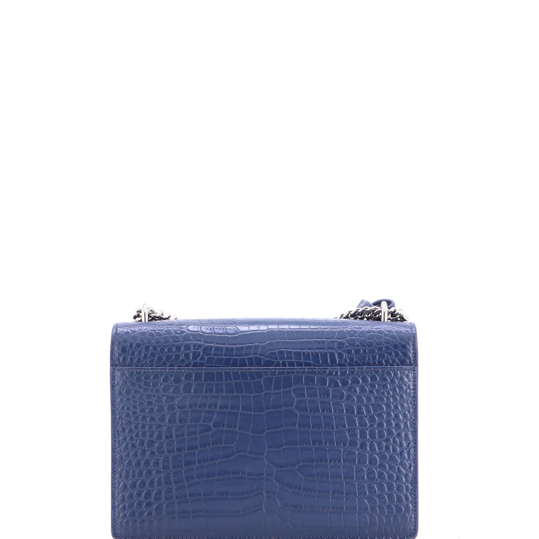 Sunset Crossbody Bag Crocodile Embossed Leather Medium - Image 3