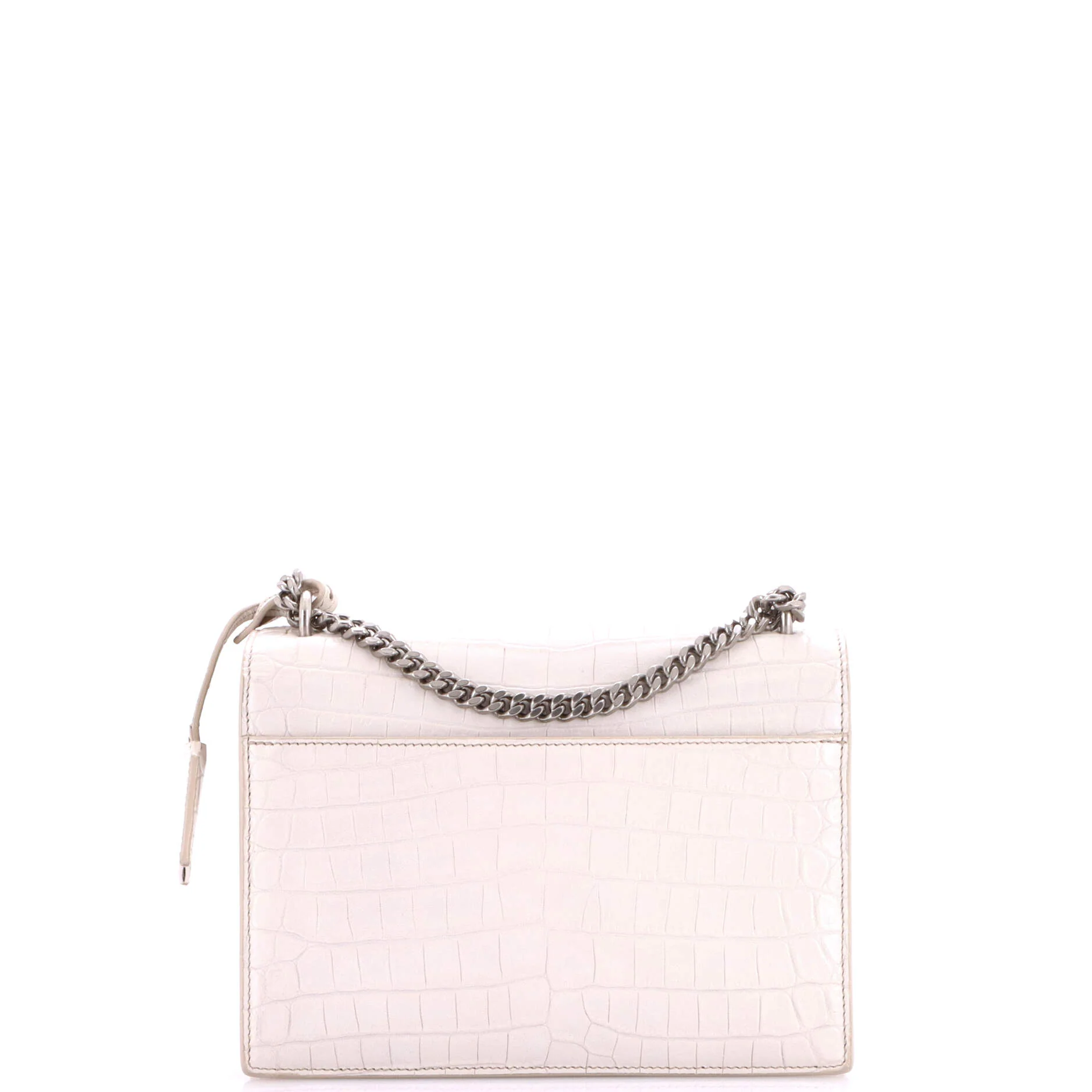 Sunset Crossbody Bag Crocodile Embossed Leather Medium - Image 3