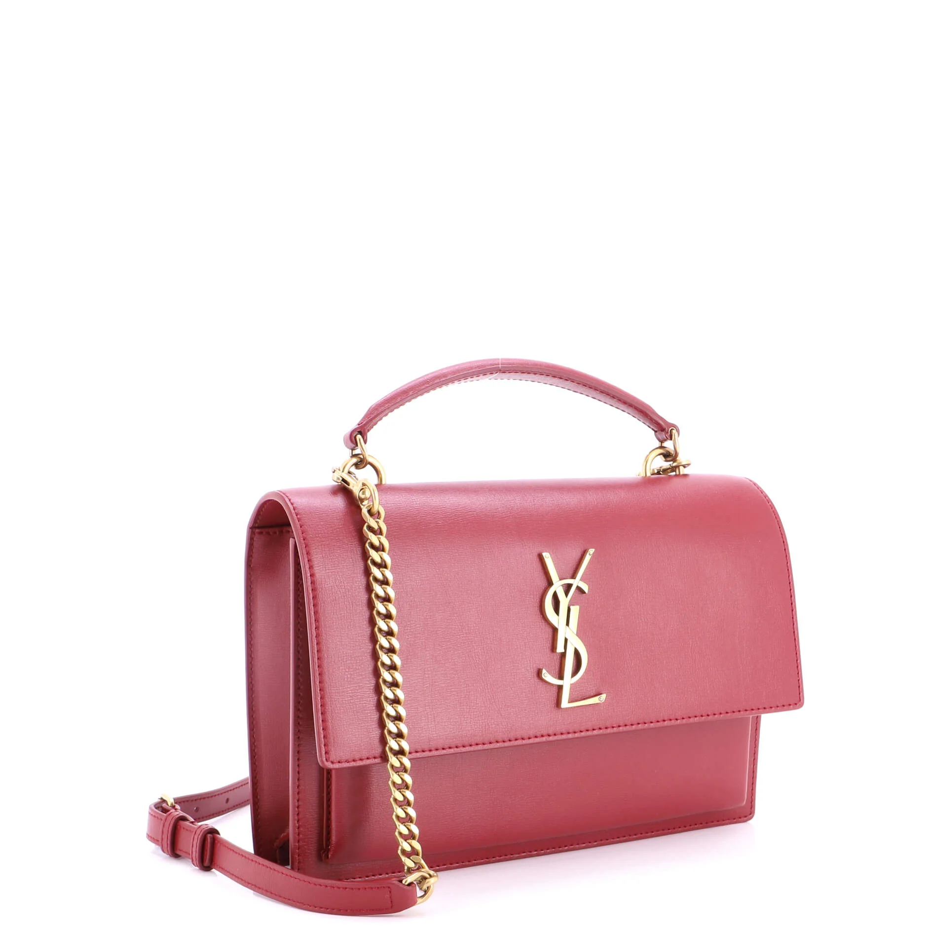 Sunset Top Handle Shoulder Bag Leather Medium - Image 2