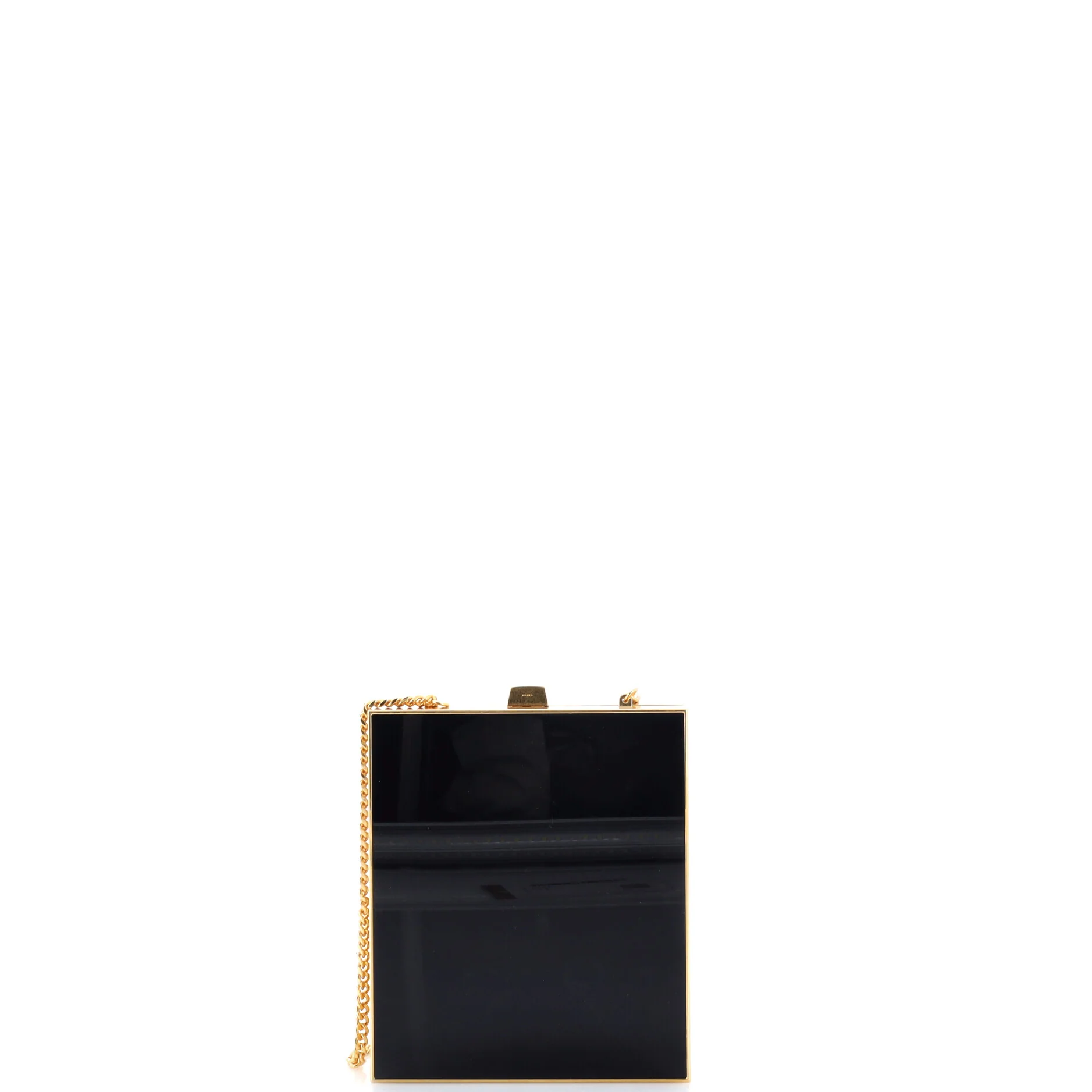 Tuxedo Box Minaudiere Plexiglass and Metal - Image 3