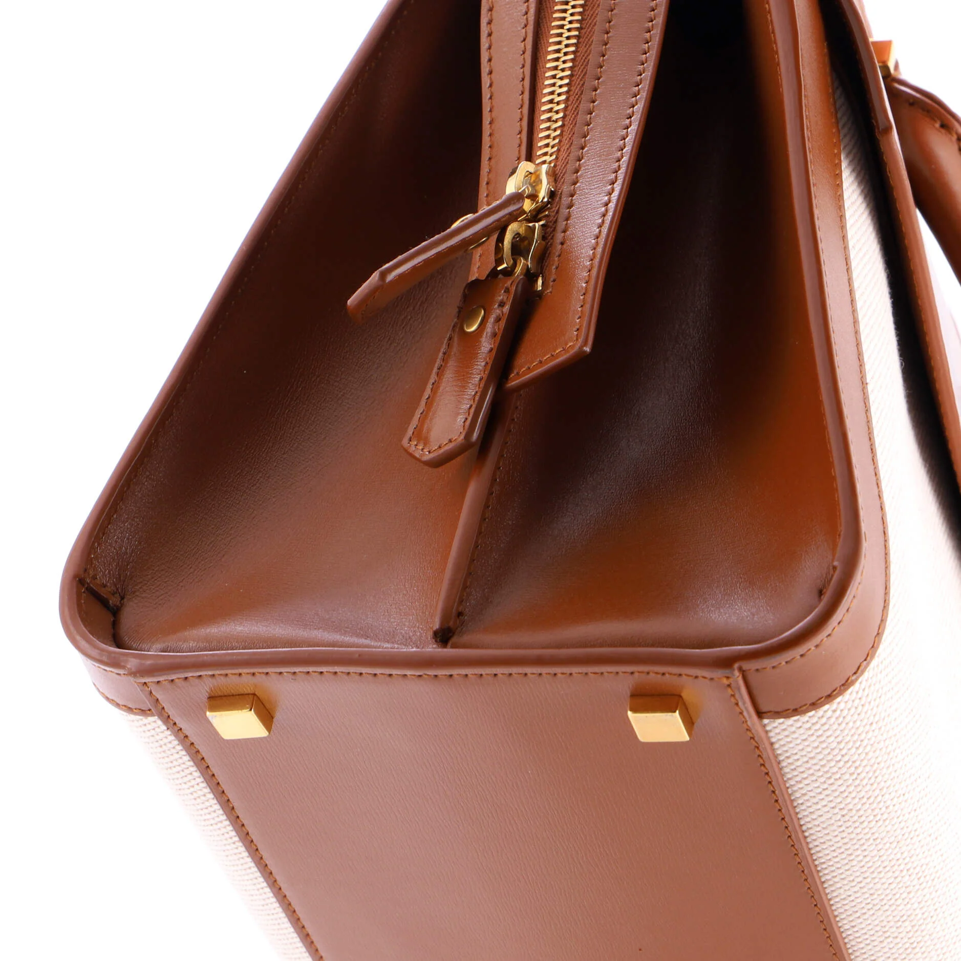 Uptown Tote Canvas and Leather Medium - Image 6
