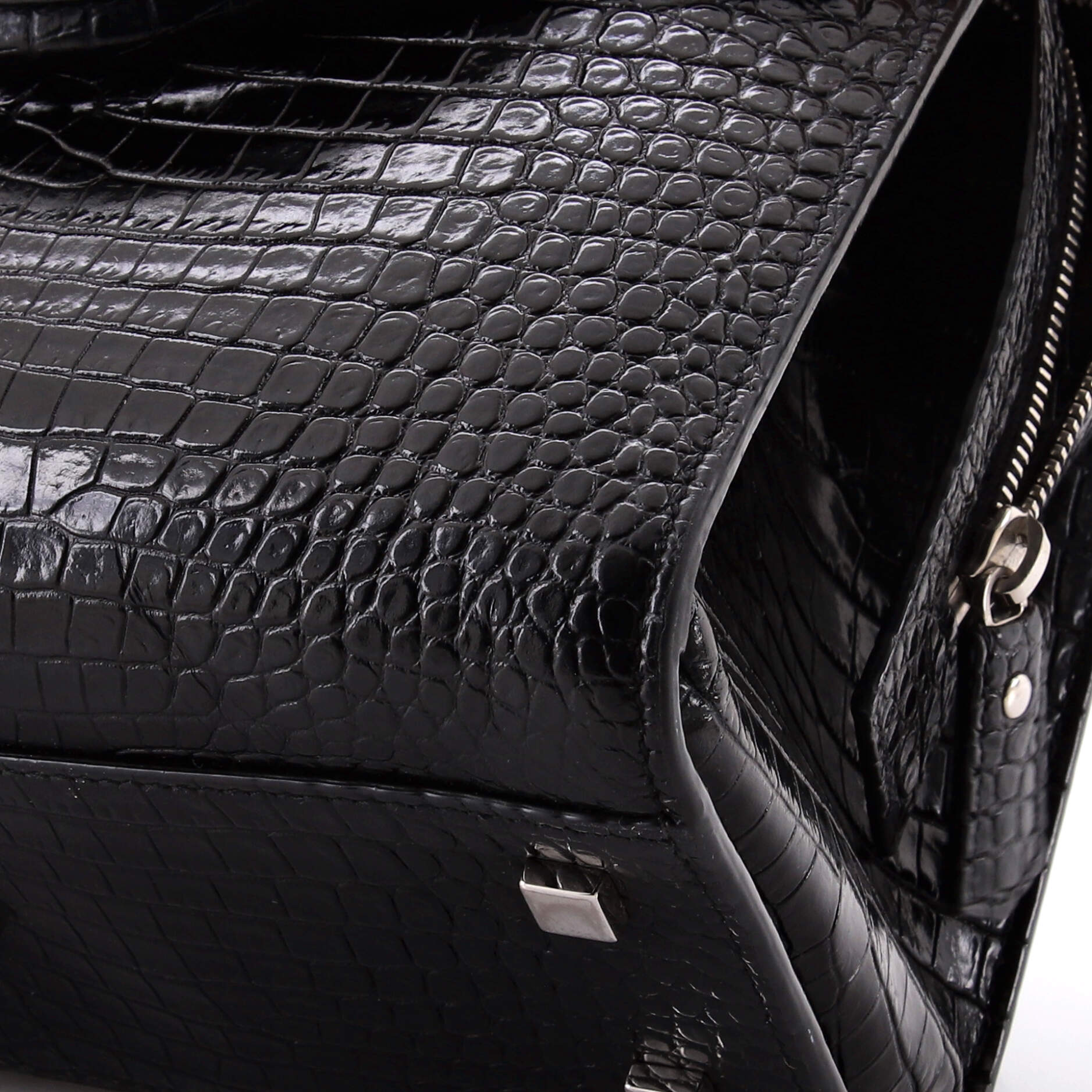 Uptown Tote Crocodile Embossed Leather Small - Image 7