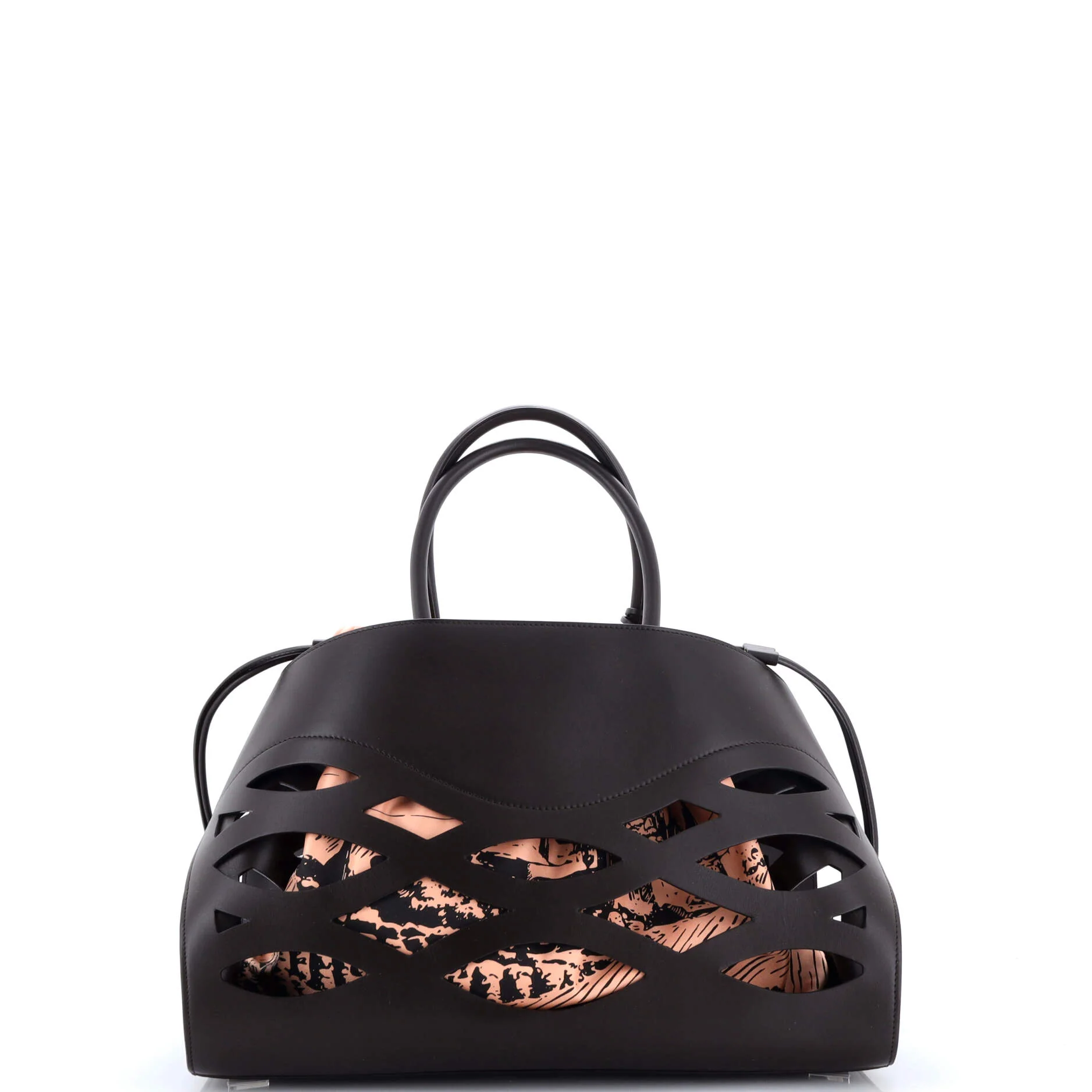 Back to Earth Hug Top Handle Bag Leather Large - Image 3