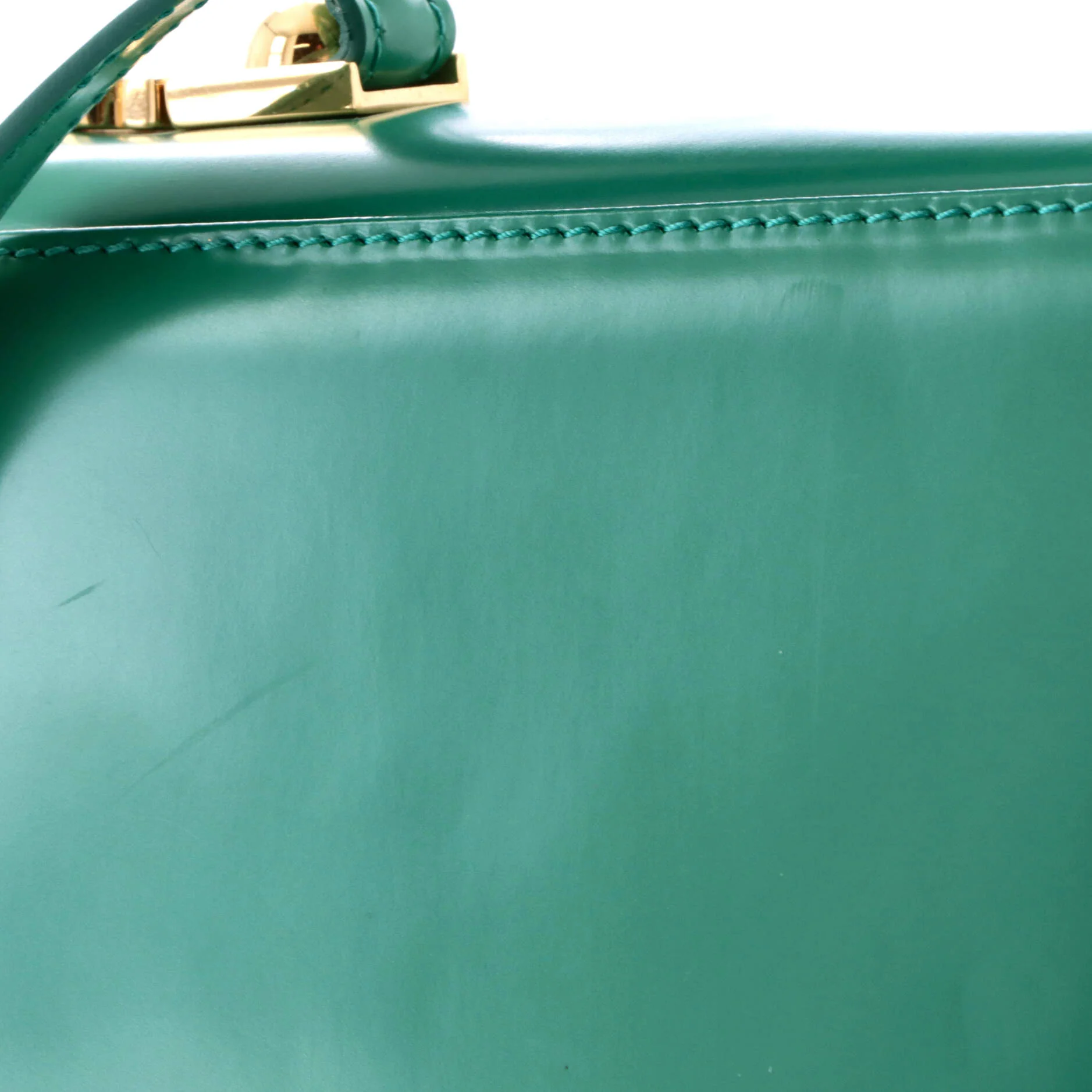 Gancini Convertible Top Handle Bag Leather Mini - Image 7