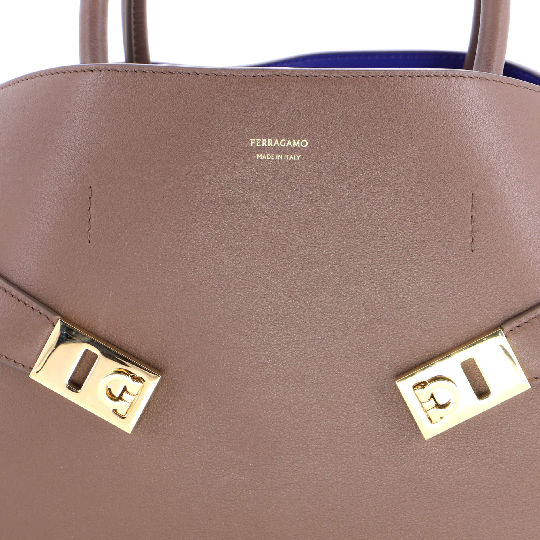 Hug Top Handle Bag Leather Large - Image 6