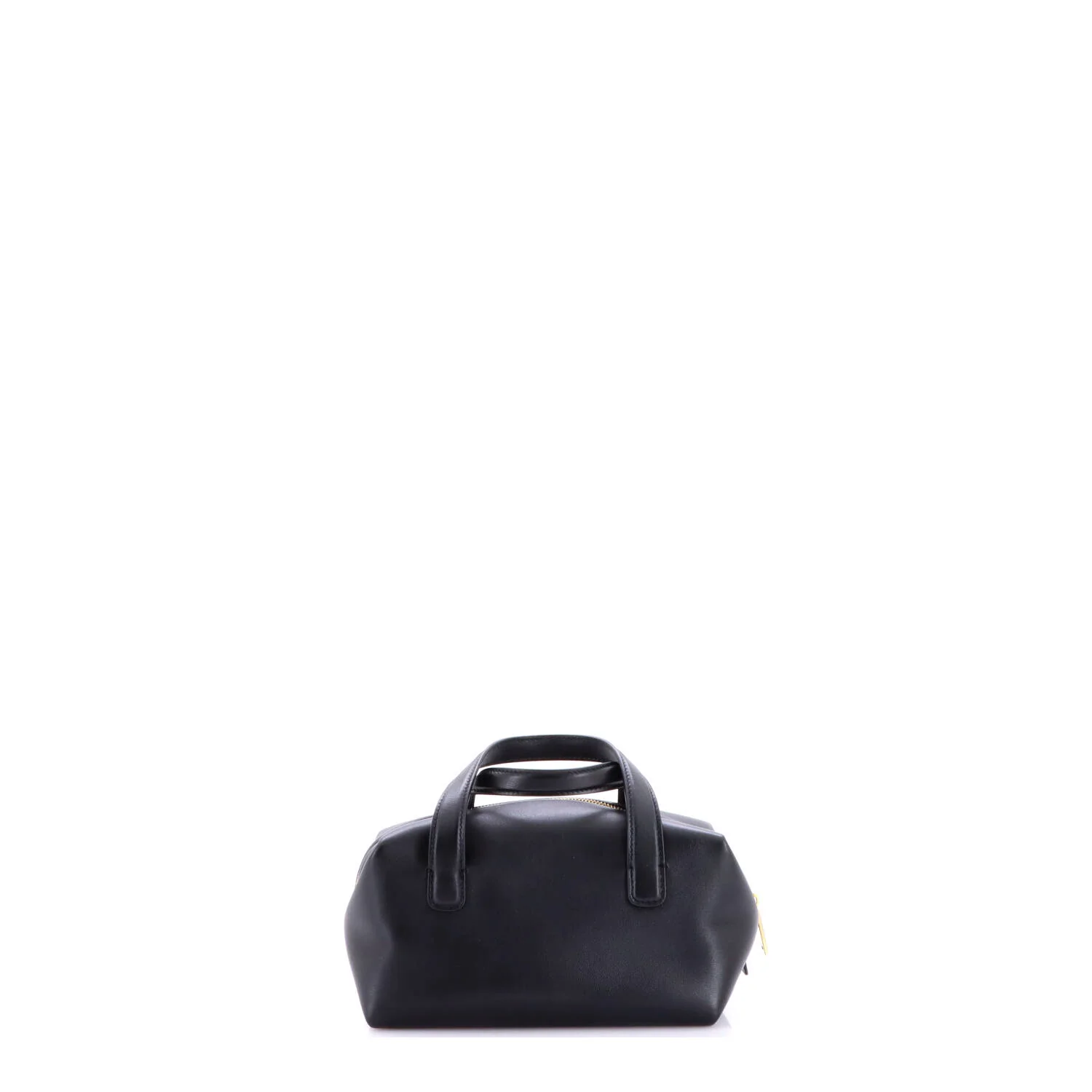 Vara Plate Convertible Bowling Bag Leather Mini - Image 3