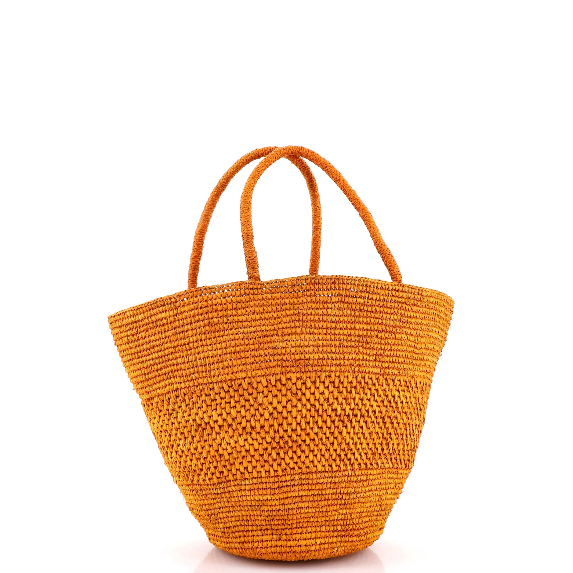 Emilie Basket Bag Raffia Small - Image 2