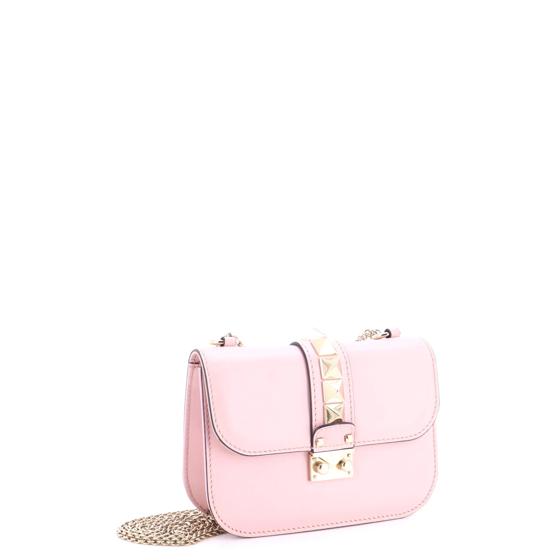 Glam Lock Shoulder Bag Leather Small - Image 2