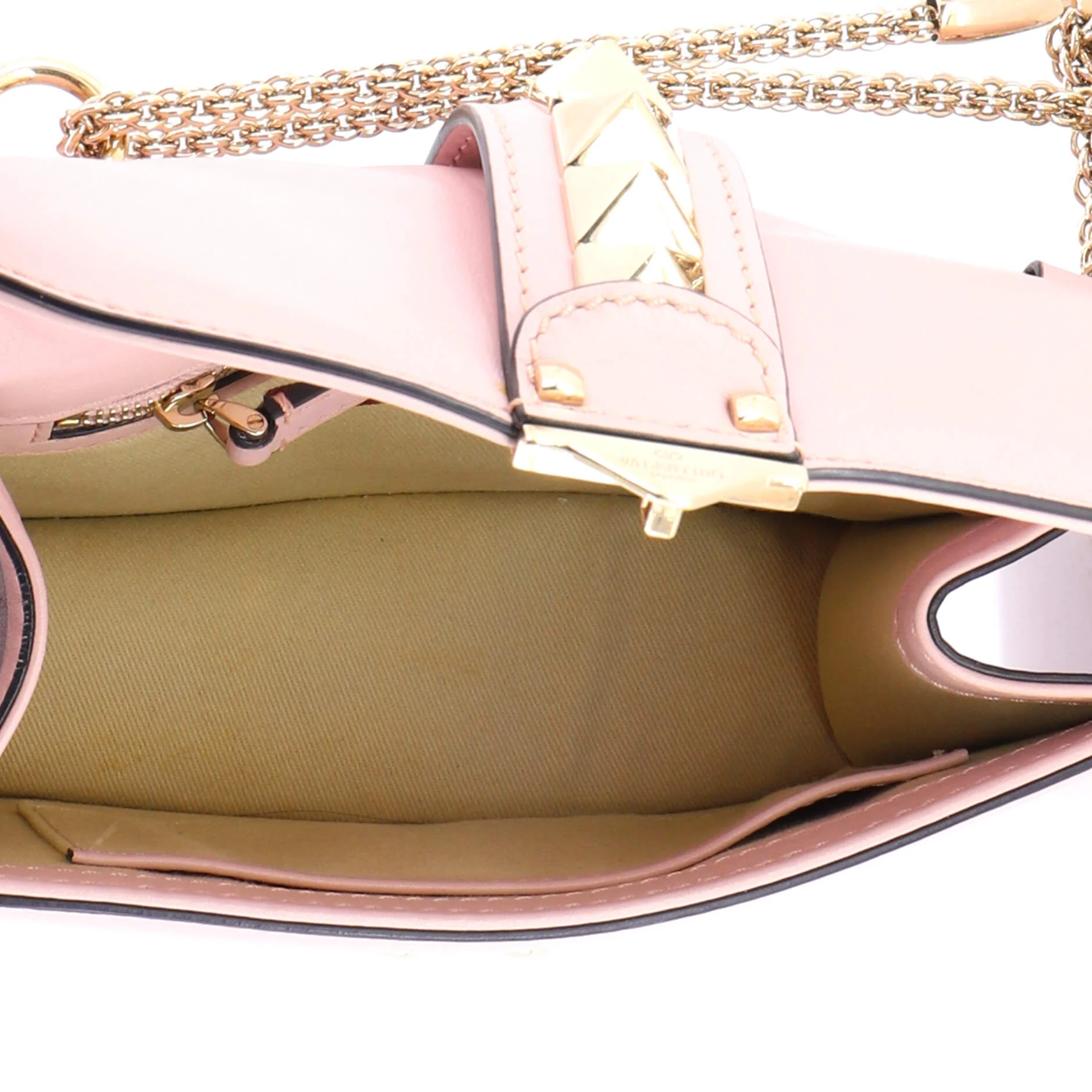 Glam Lock Shoulder Bag Leather Small - Image 5