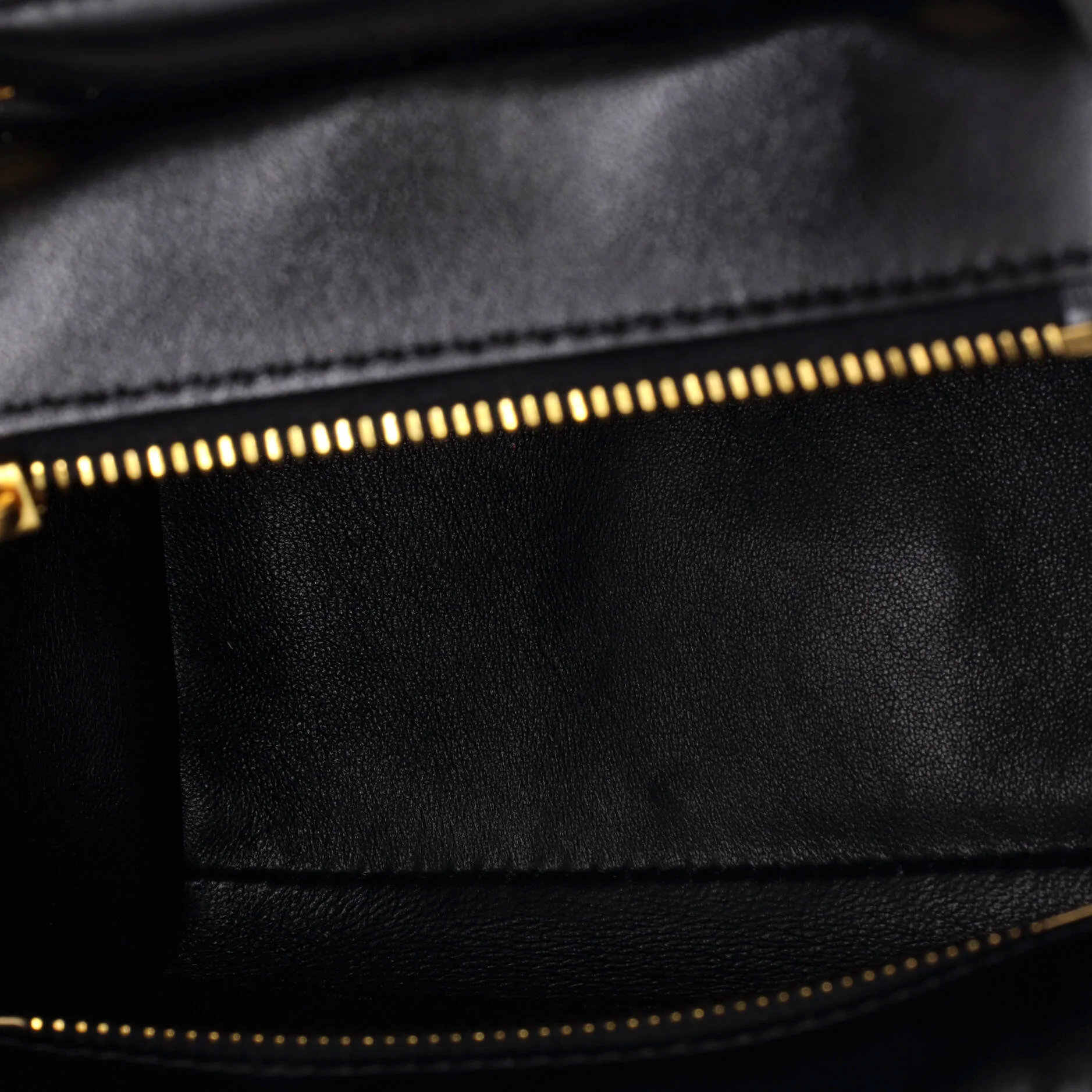 One Stud Top Handle Bag Leather Small - Image 5