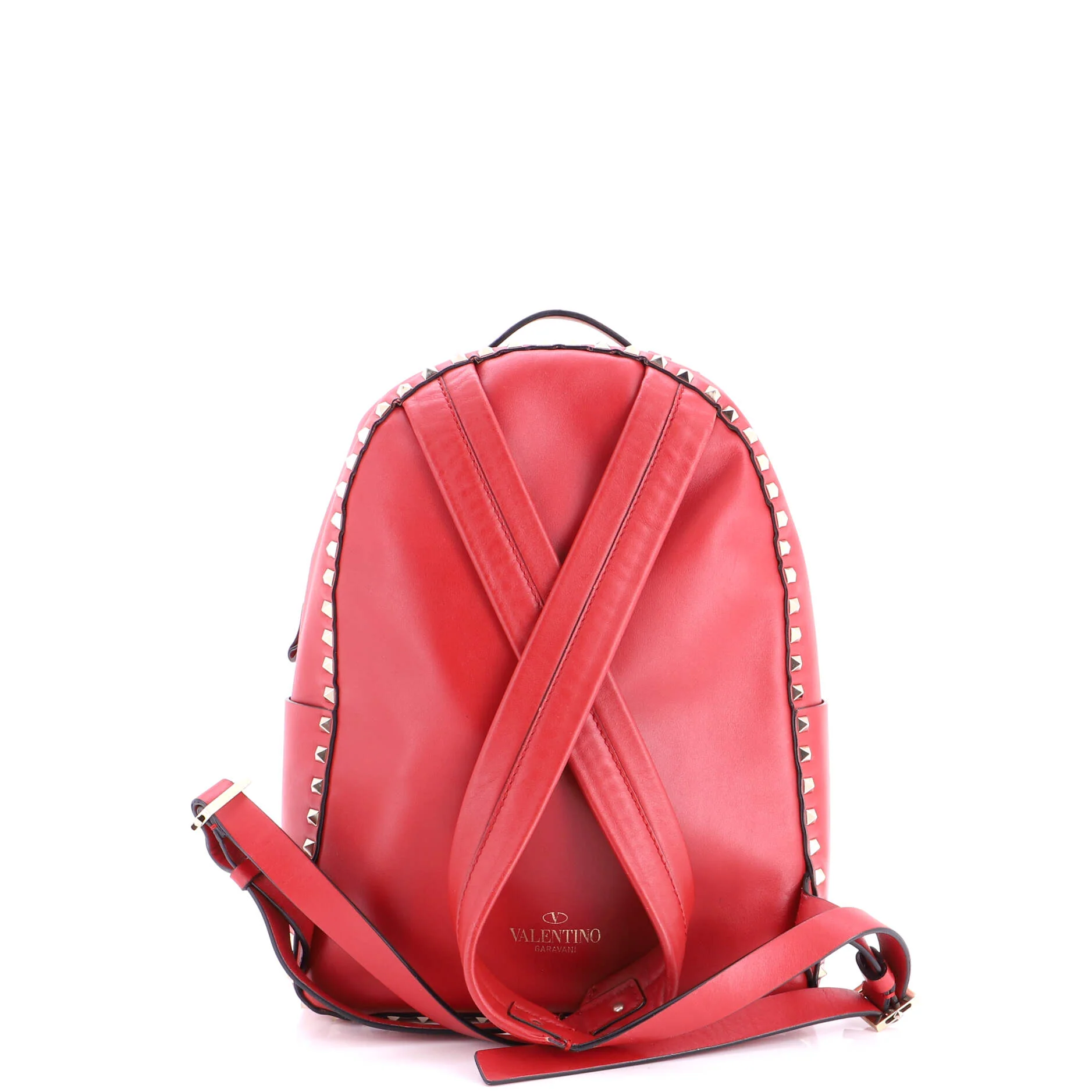 Rockstud Backpack Leather Medium - Image 3