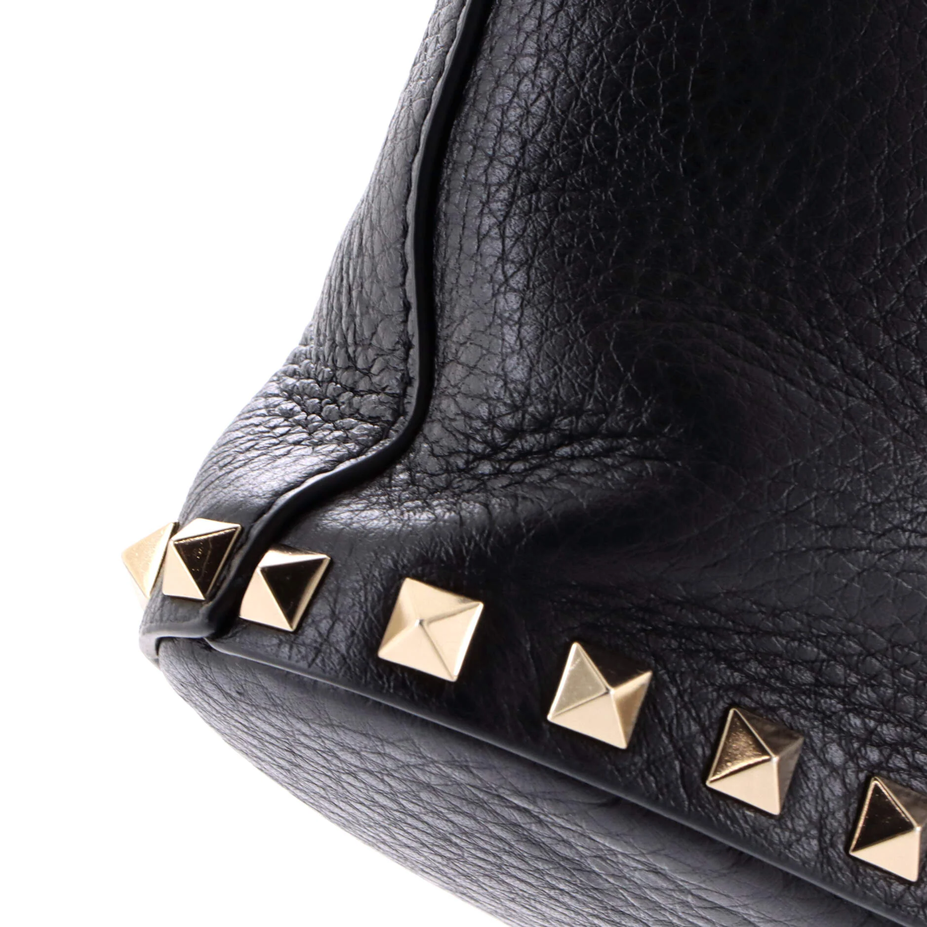Rockstud Bucket Crossbody Bag Leather Mini - Image 6