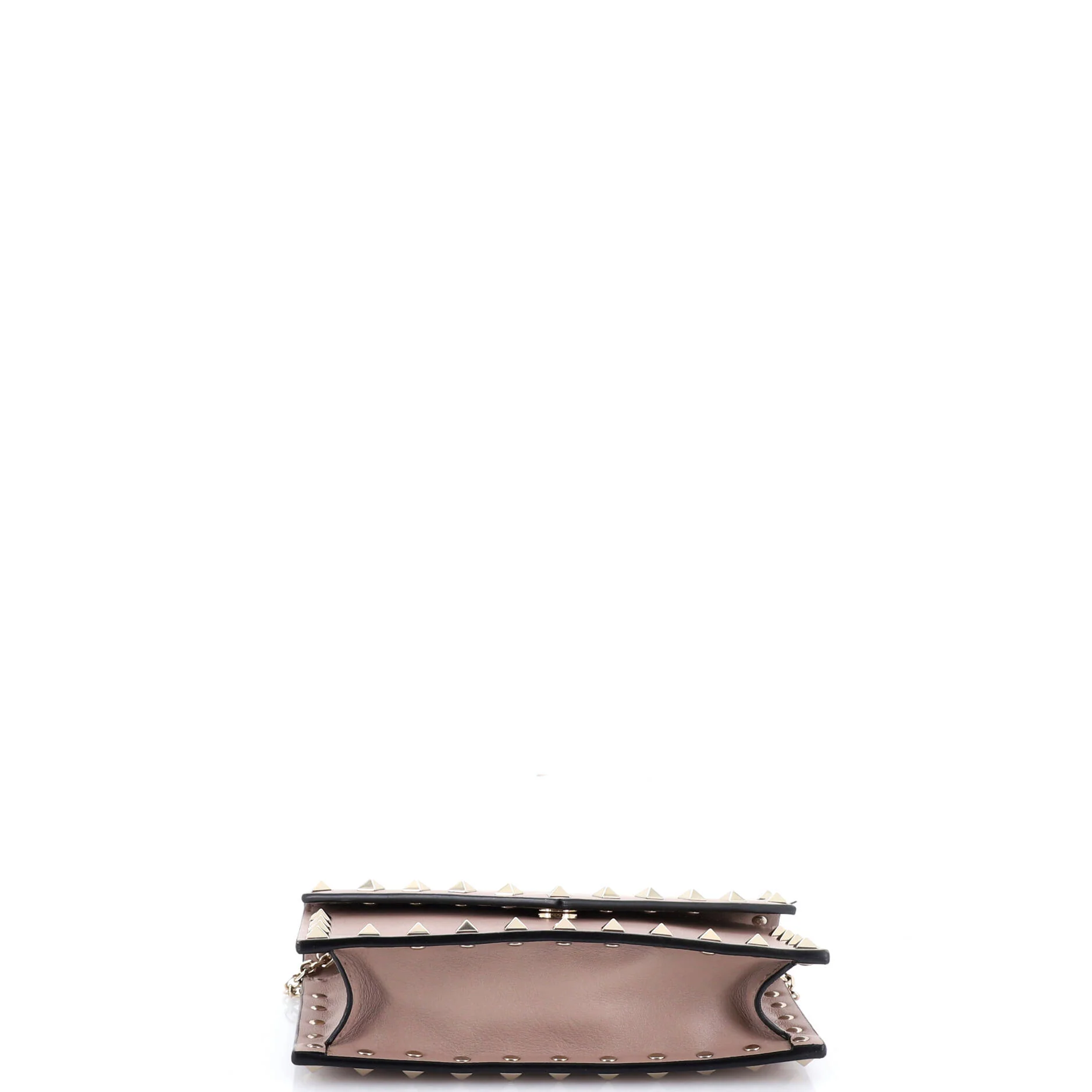 Rockstud Envelope Chain Crossbody Bag Leather Small - Image 4