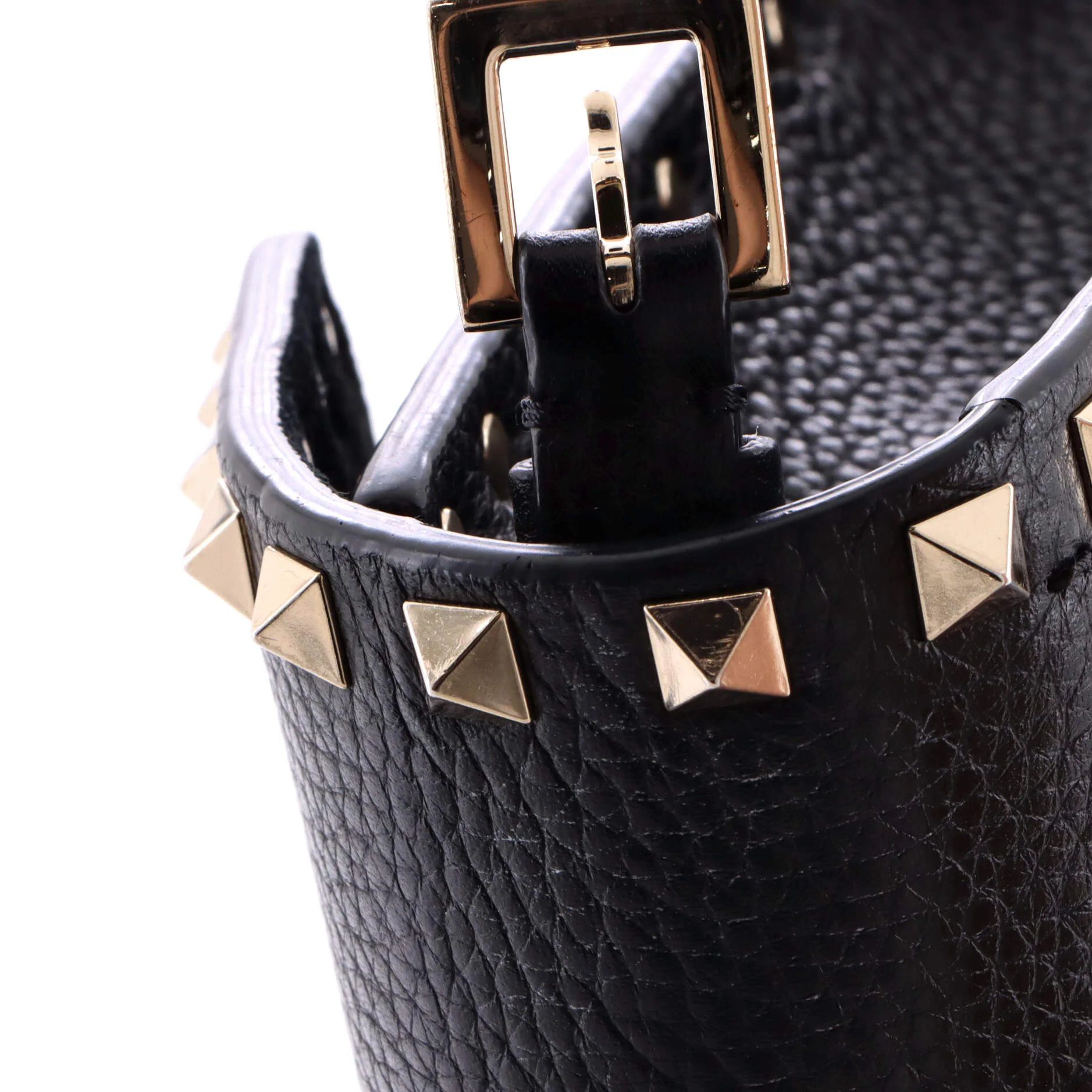 Rockstud Flip Lock Flap Bag Leather Medium - Image 6