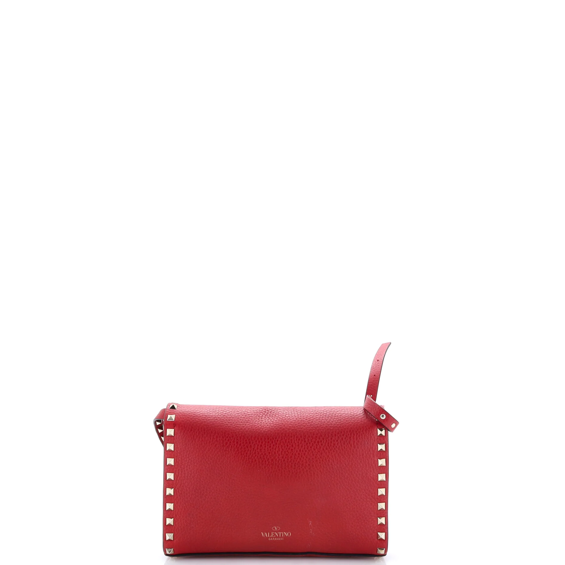 Rockstud Flip Lock Flap Bag Leather Medium - Image 3