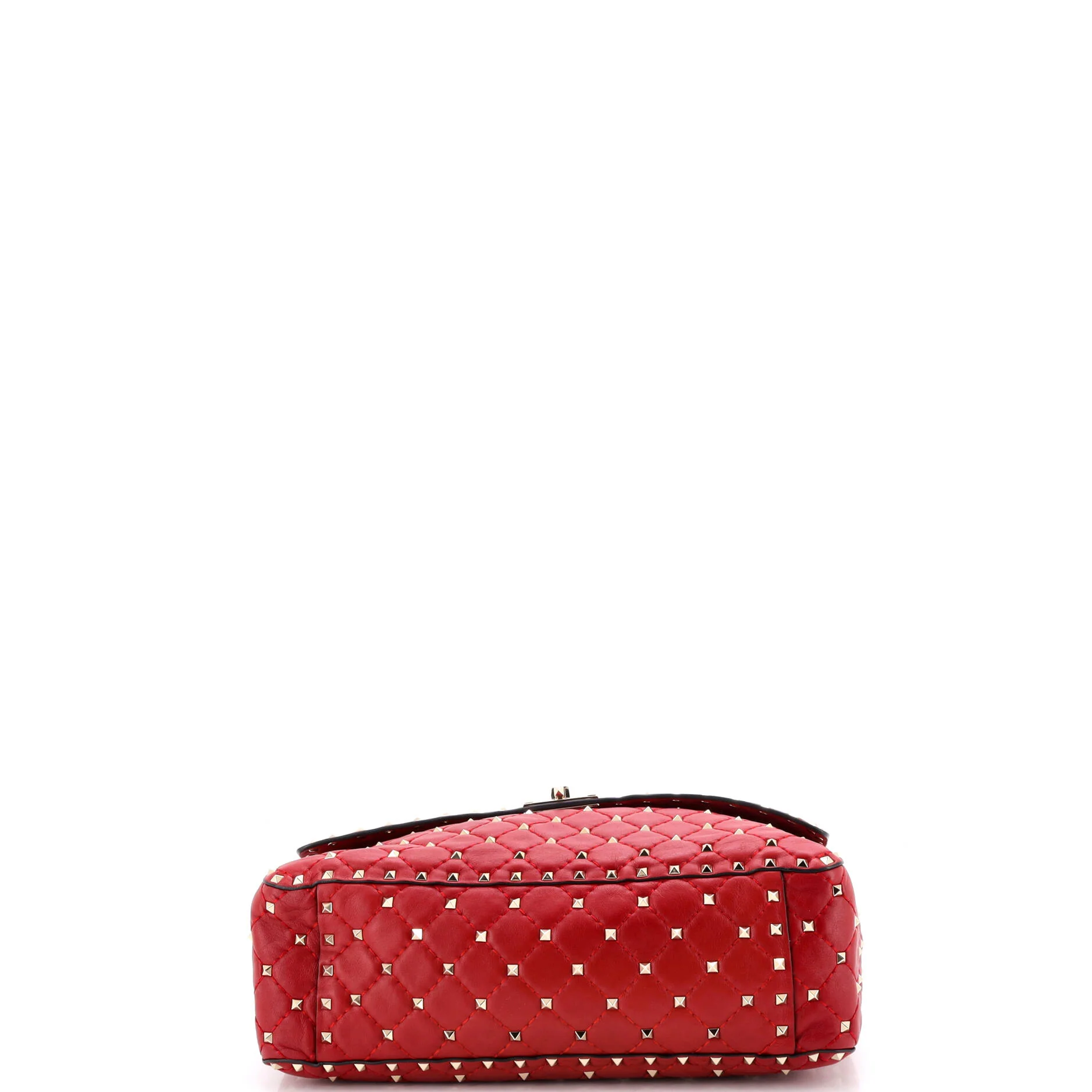 Rockstud Spike Flap Bag Quilted Leather Large - Image 4