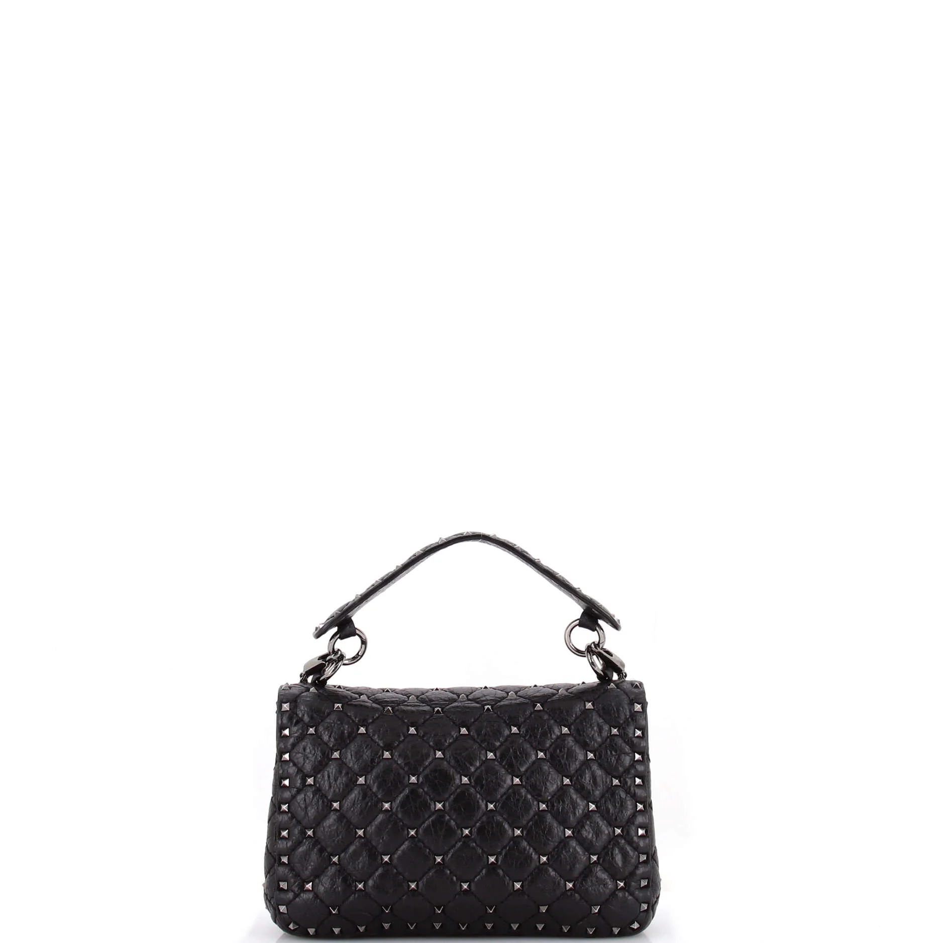 Rockstud Spike Flap Bag Quilted Leather Medium - Image 3