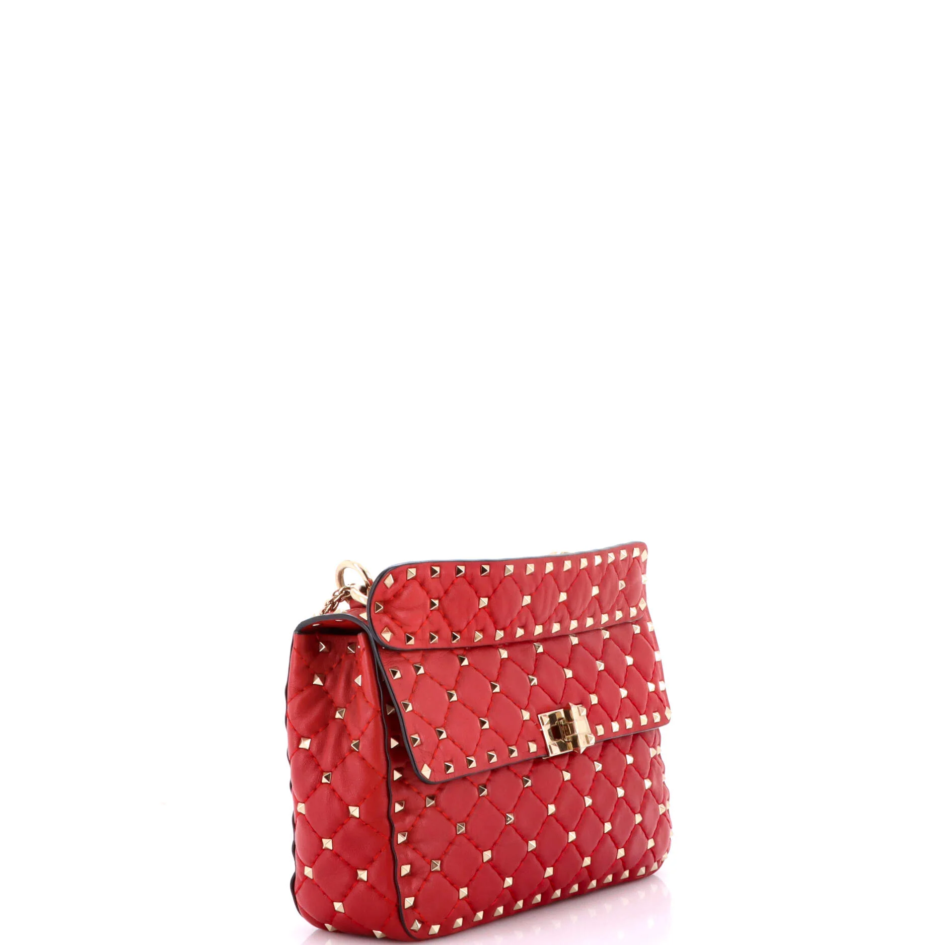 Rockstud Spike Flap Bag Quilted Leather Medium - Image 2