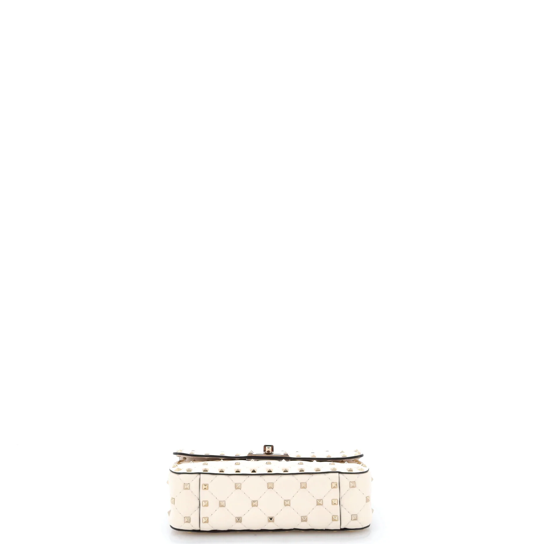 Rockstud Spike Flap Bag Quilted Leather Small - Image 4