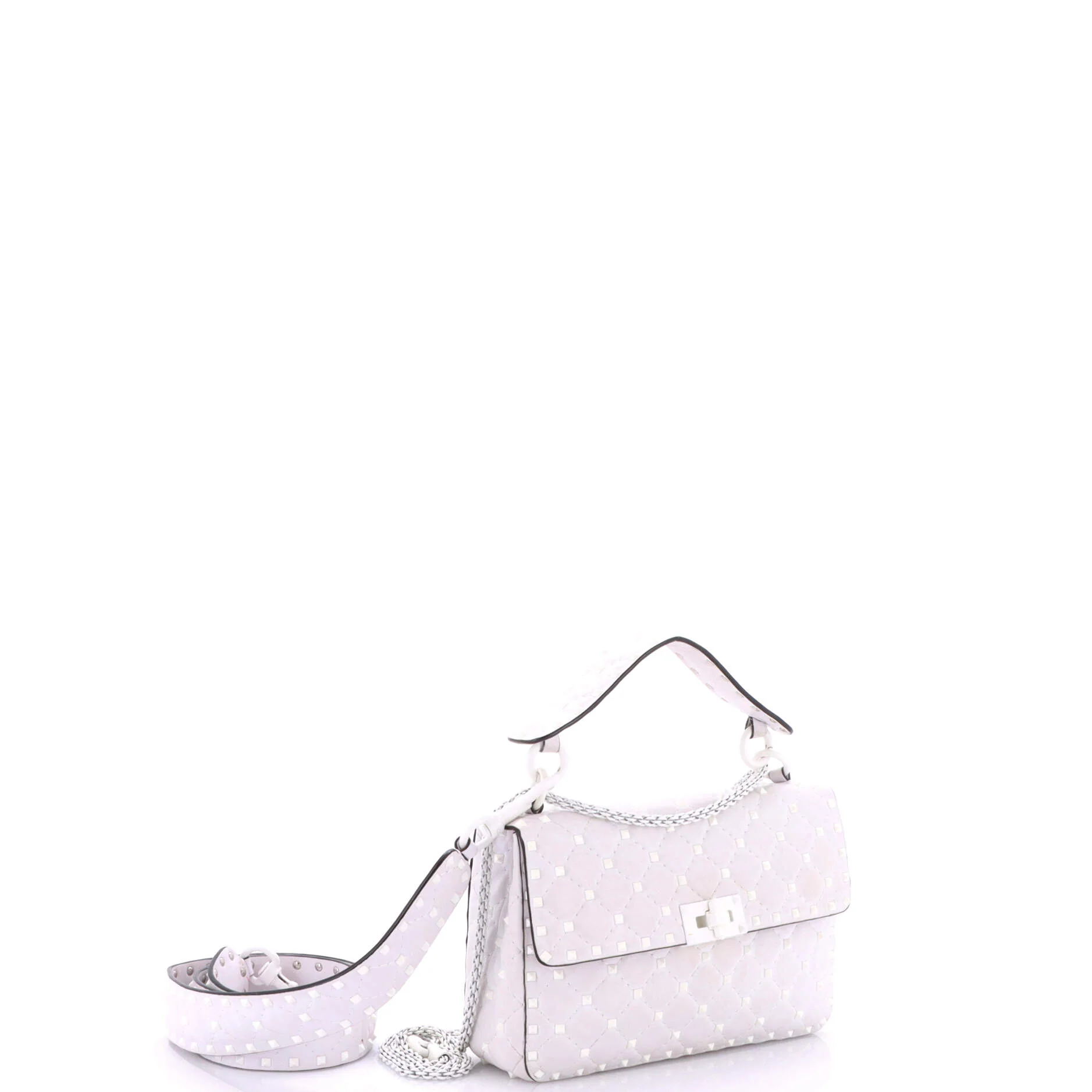 Rockstud Spike.Up Flap Bag Quilted Leather Medium - Image 2
