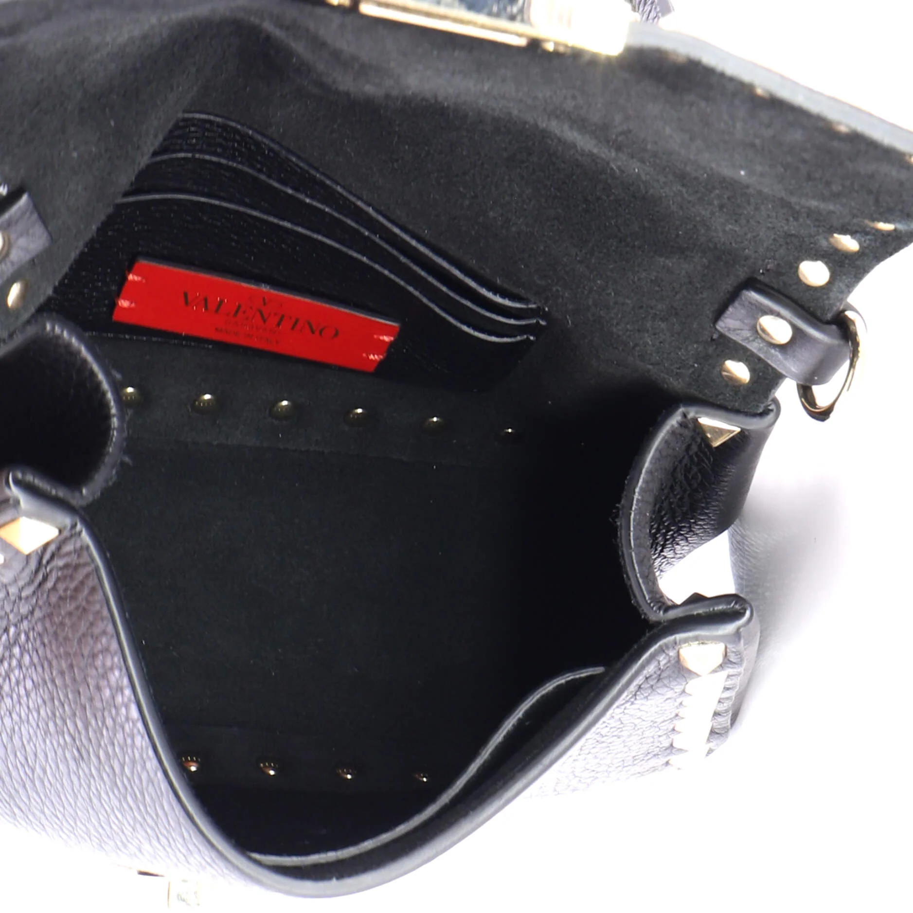 Rockstud Top Handle Convertible Belt Bag Leather Small - Image 5