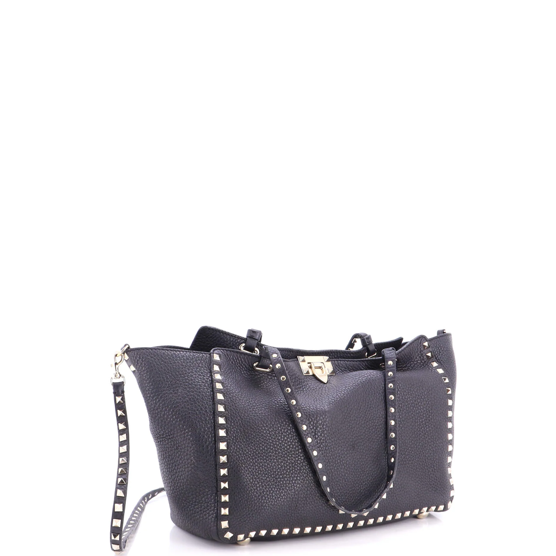 Rockstud Tote Pebbled Leather Medium - Image 2