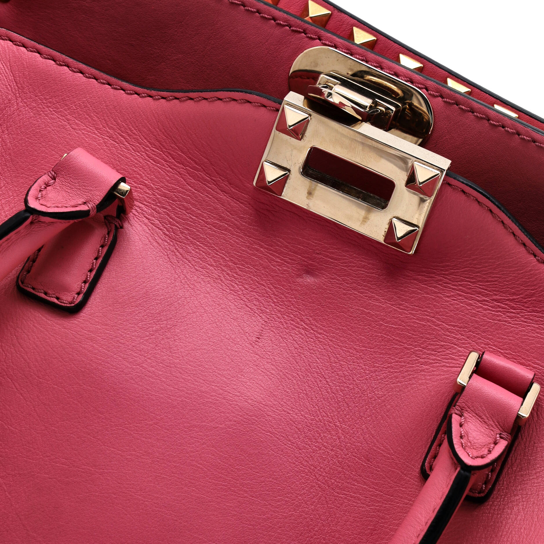 Rockstud Tote Rigid Leather Small - Image 6