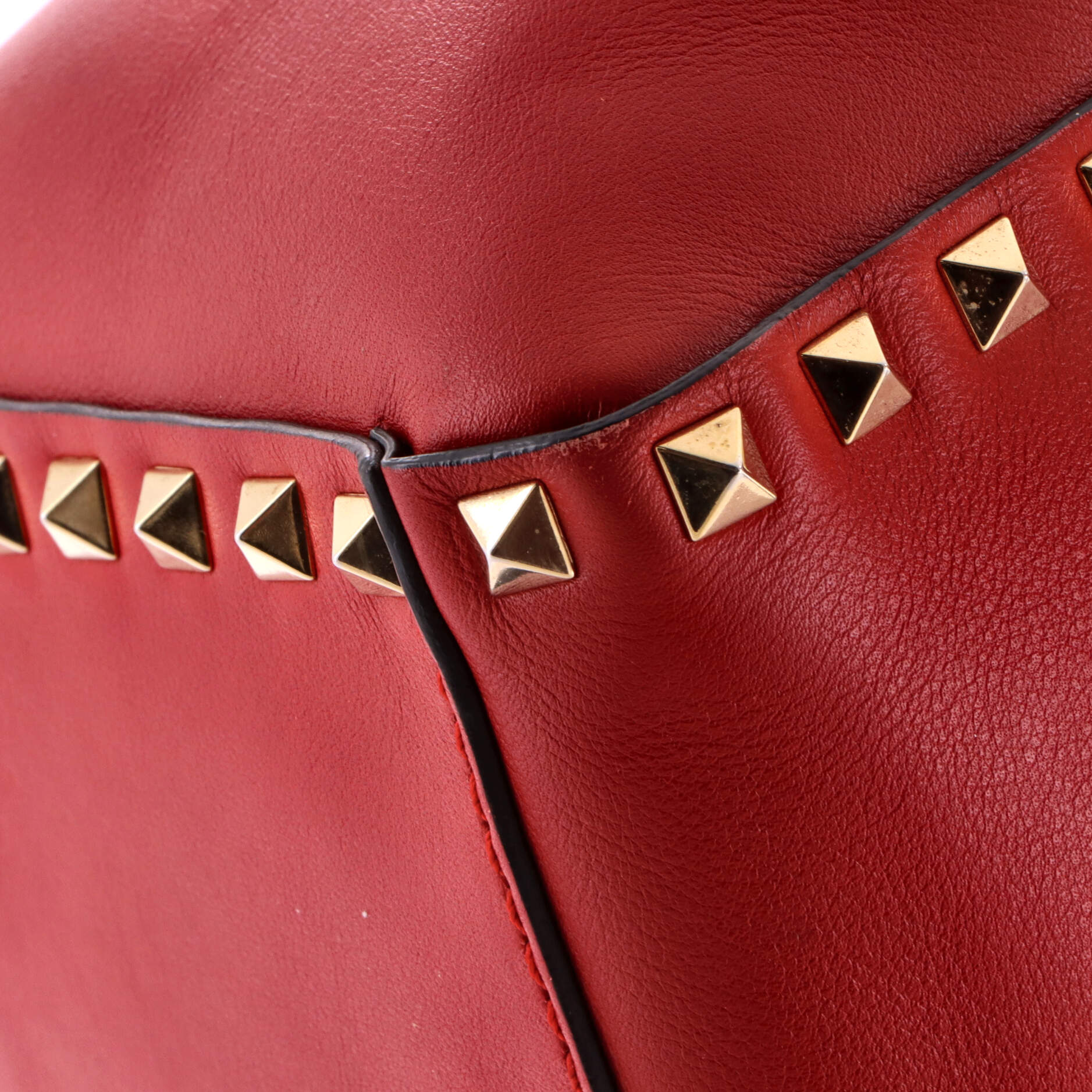 Rockstud Tote Rigid Leather Small - Image 6