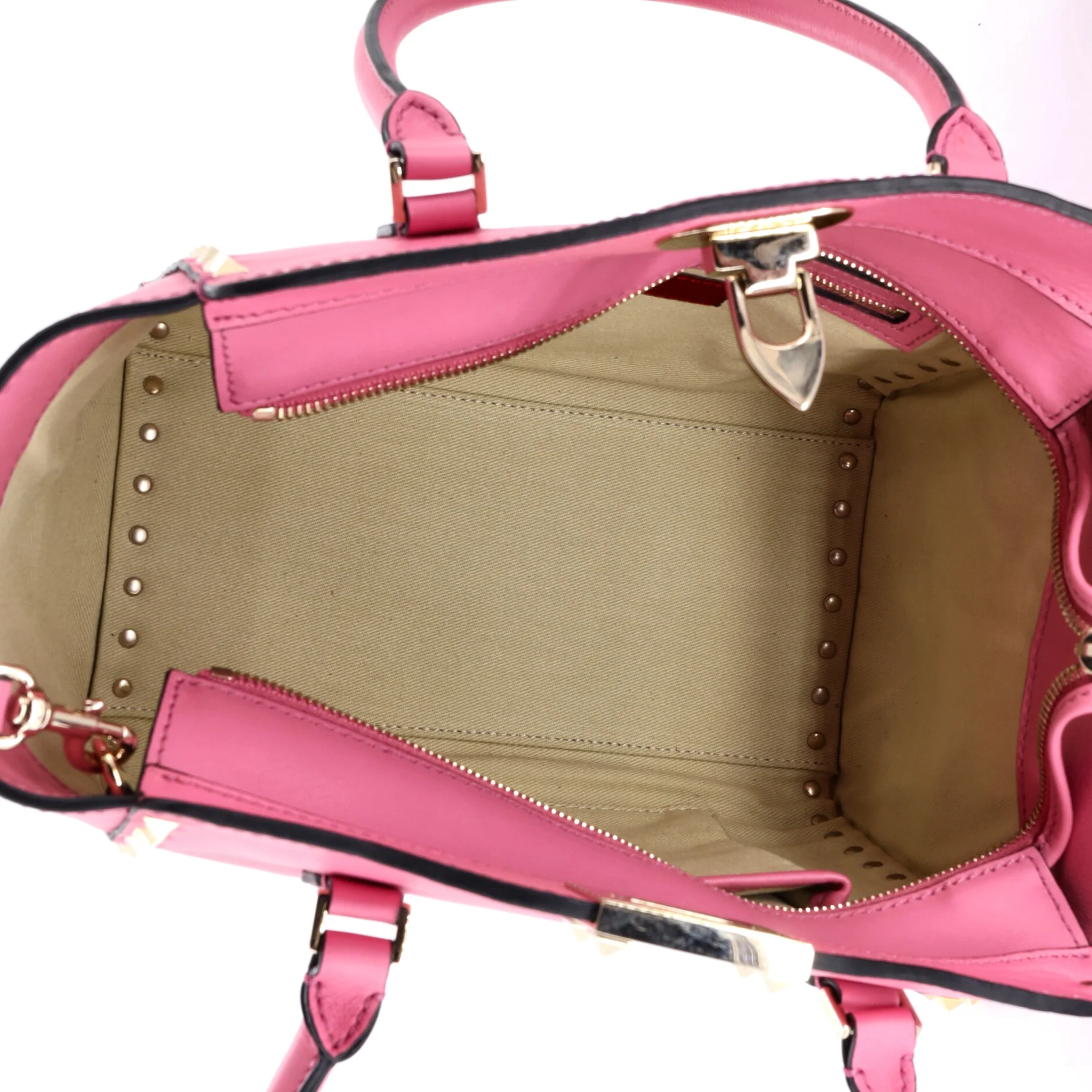 Rockstud Tote Rigid Leather Small - Image 5