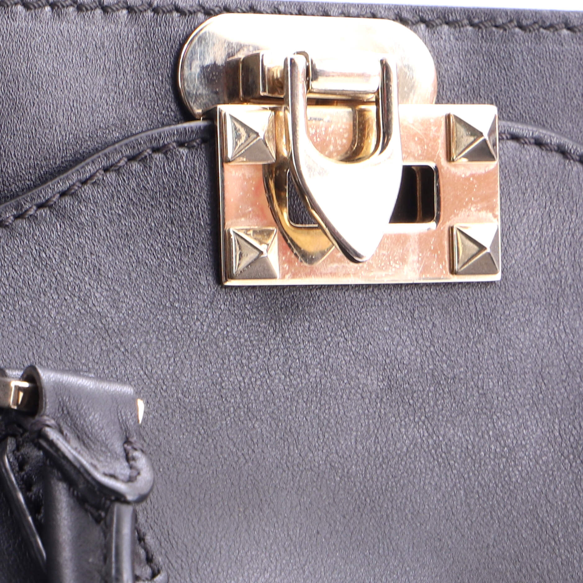 Rockstud Tote Rigid Leather Small - Image 6