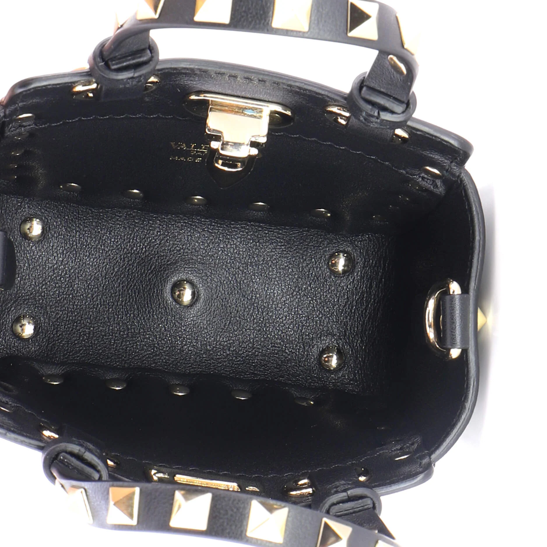 Rockstud Tote Soft Leather Micro - Image 5
