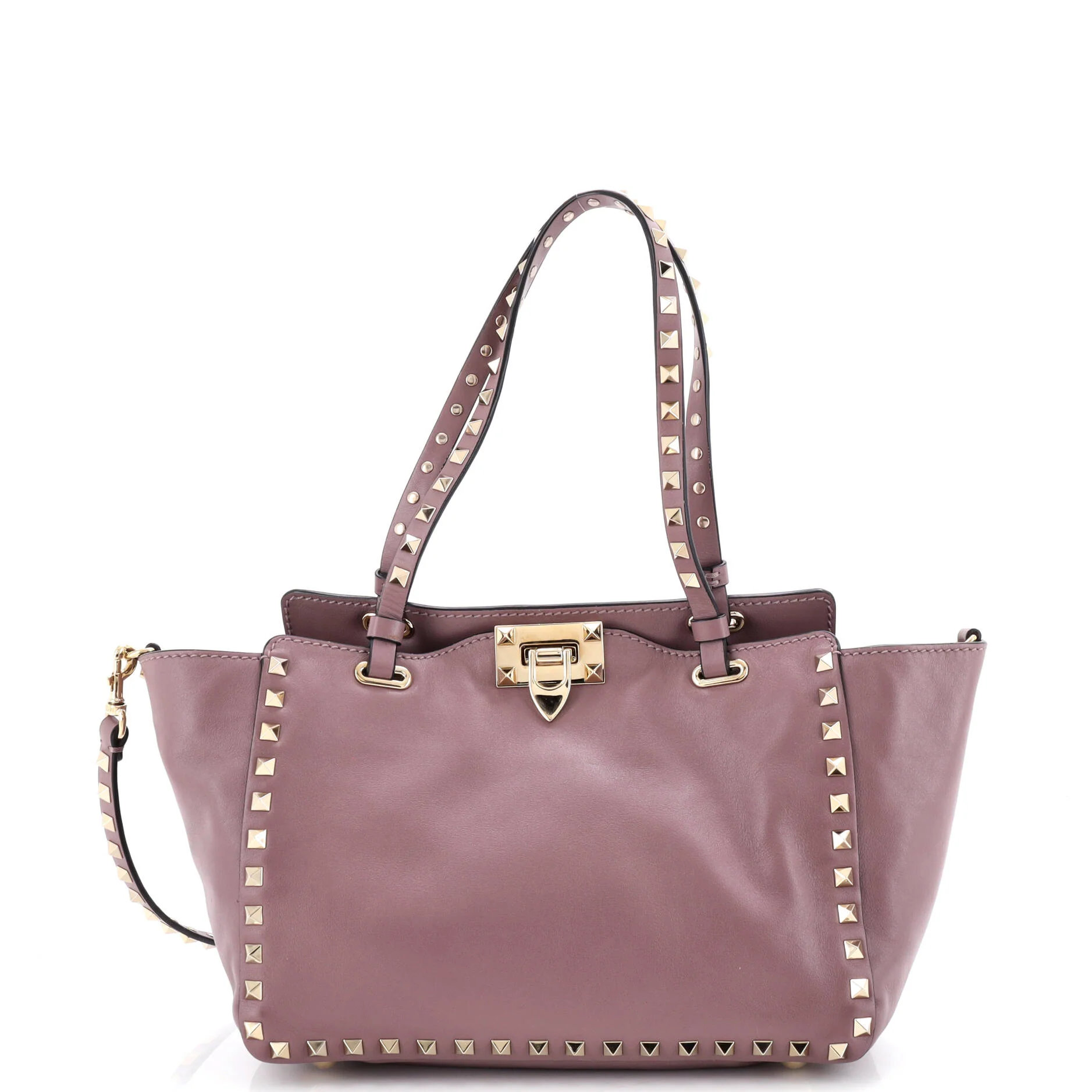 Rockstud Tote Soft Leather Small