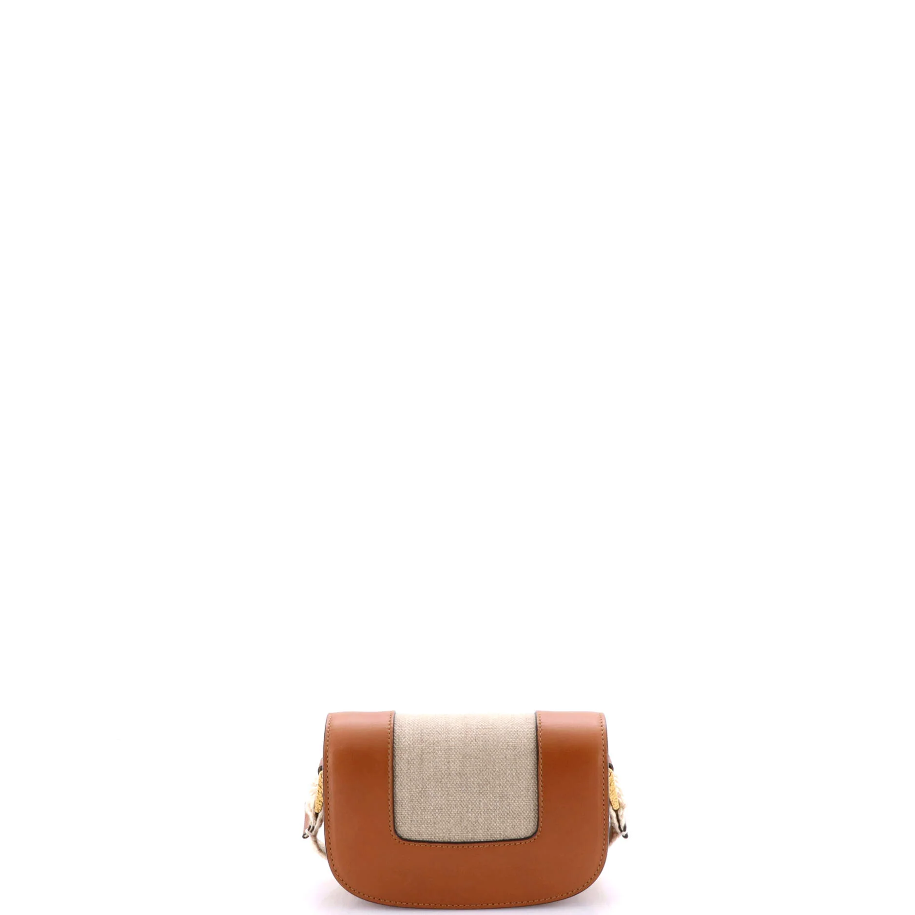 Supervee Crossbody Bag Linen with Leather Small - Image 3