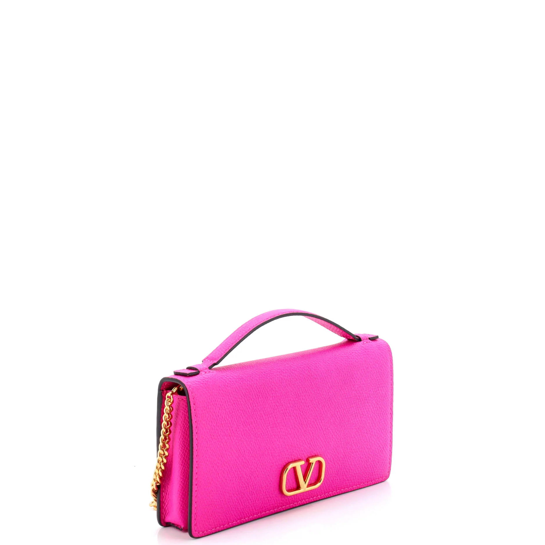 VLogo Signature Wallet on Chain Leather - Image 2