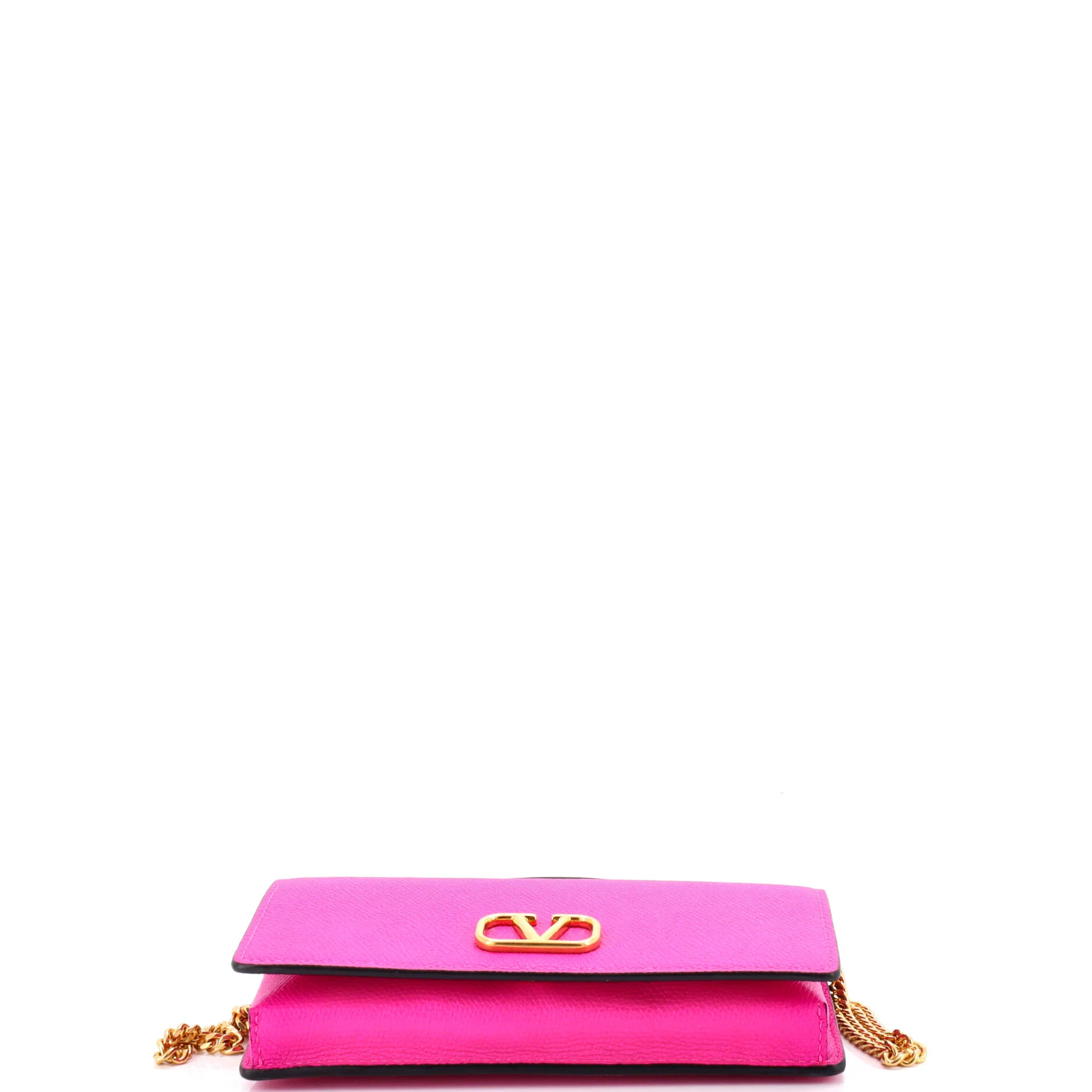 VLogo Signature Wallet on Chain Leather - Image 4