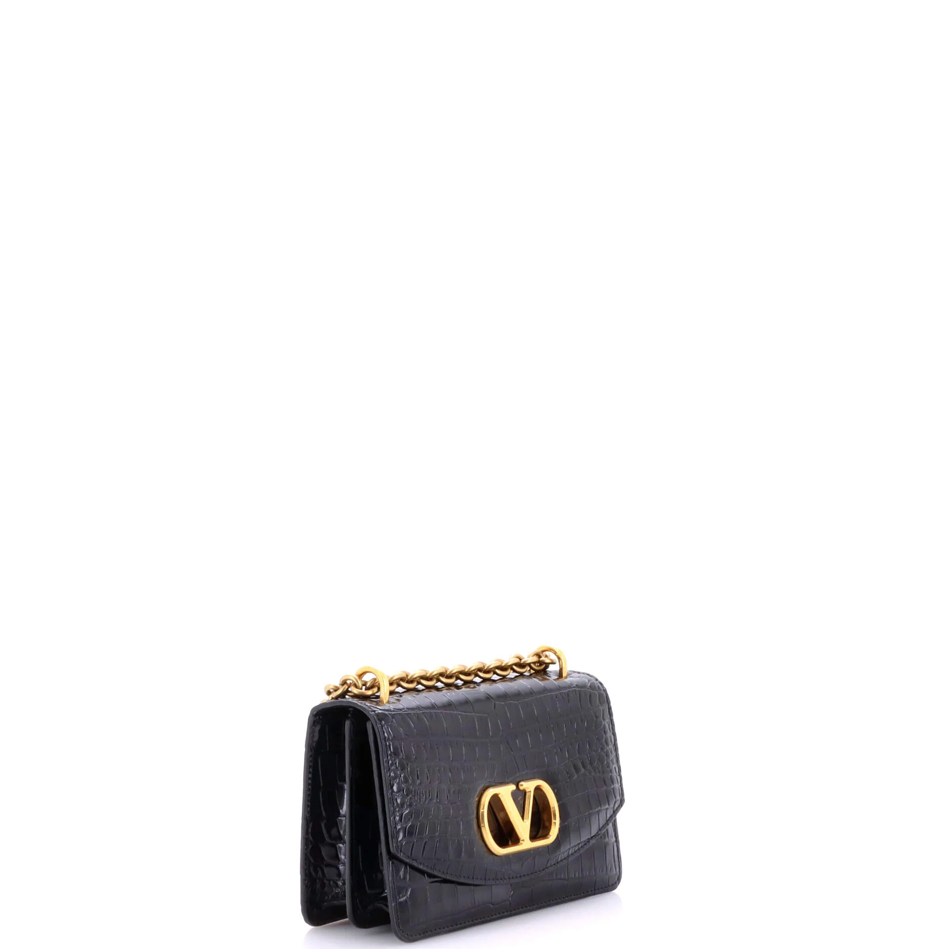 VLogo Vain Shoulder Bag Crocodile Small - Image 2
