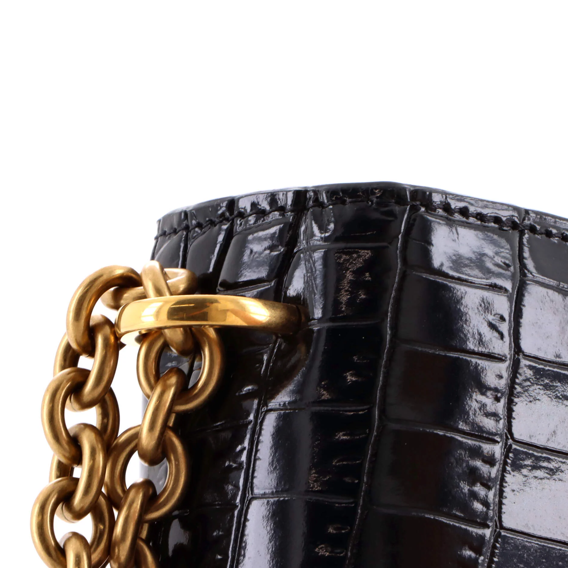 VLogo Vain Shoulder Bag Crocodile Small - Image 6