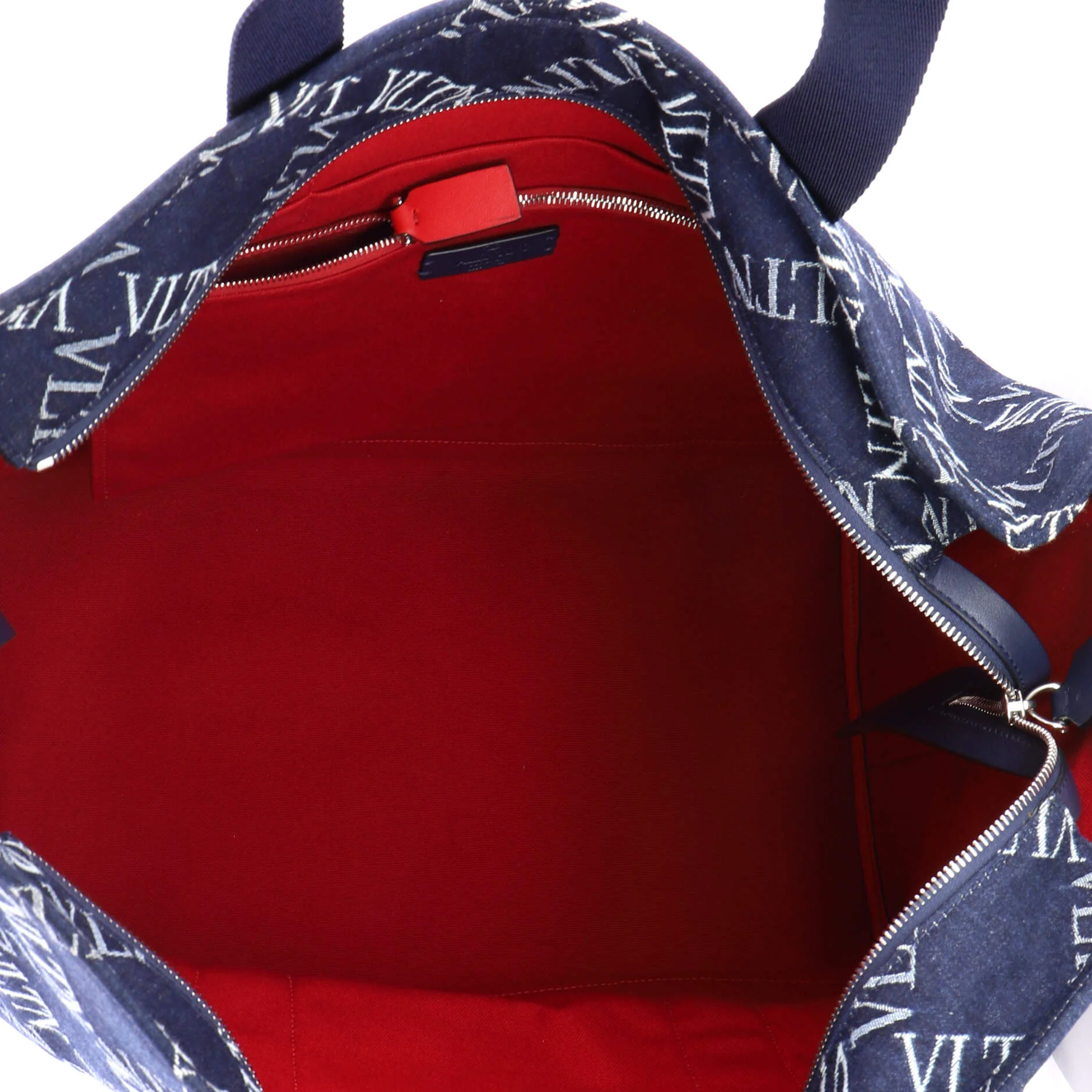 VRing Tote Printed Denim Large - Image 5